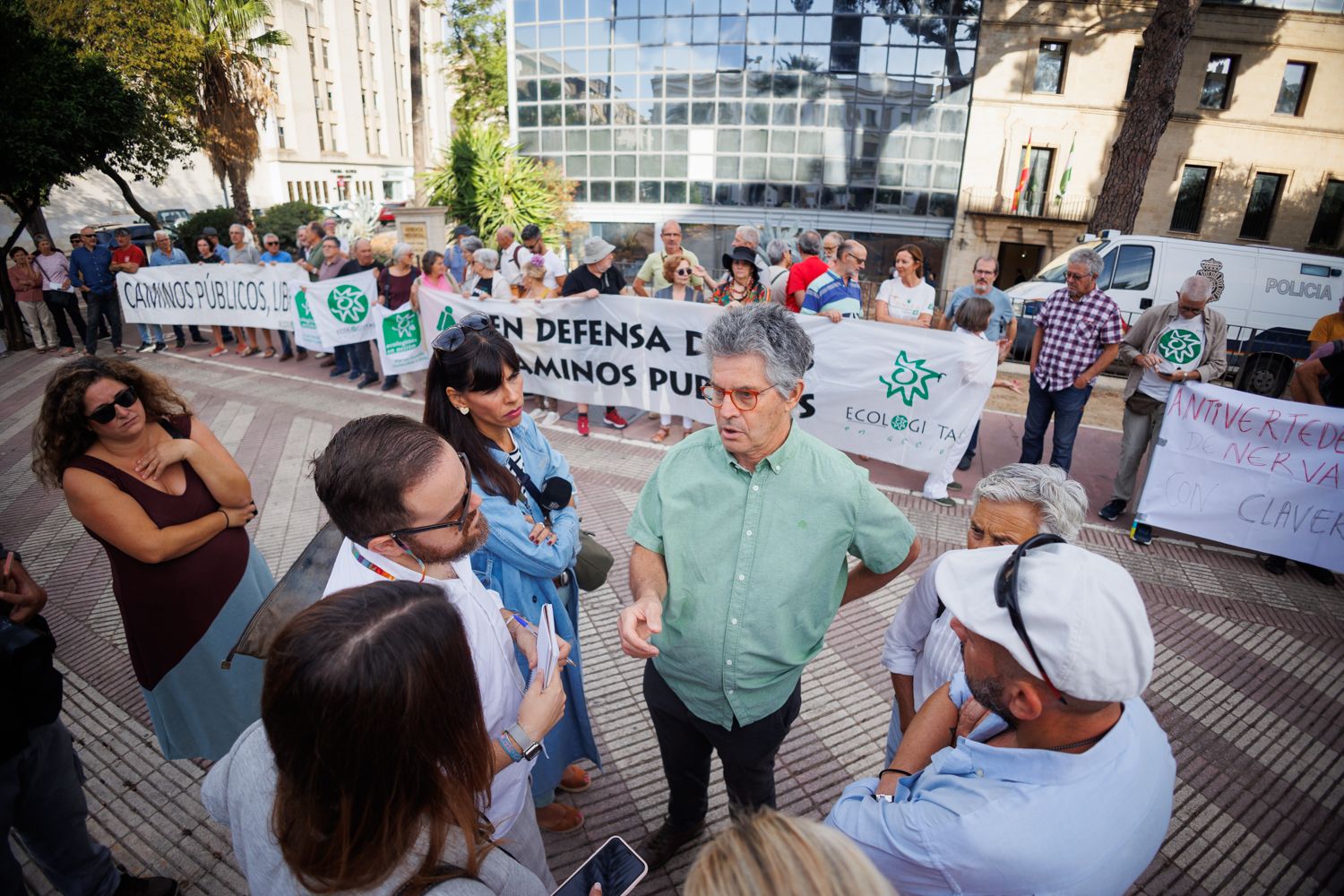 Juan Clavero, en el juicio celebrado en Jerez a principios de mes.