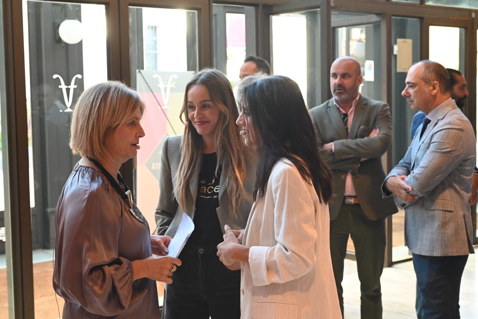 La alcaldesa de Jerez durante la presentación de 'Con Acento'.