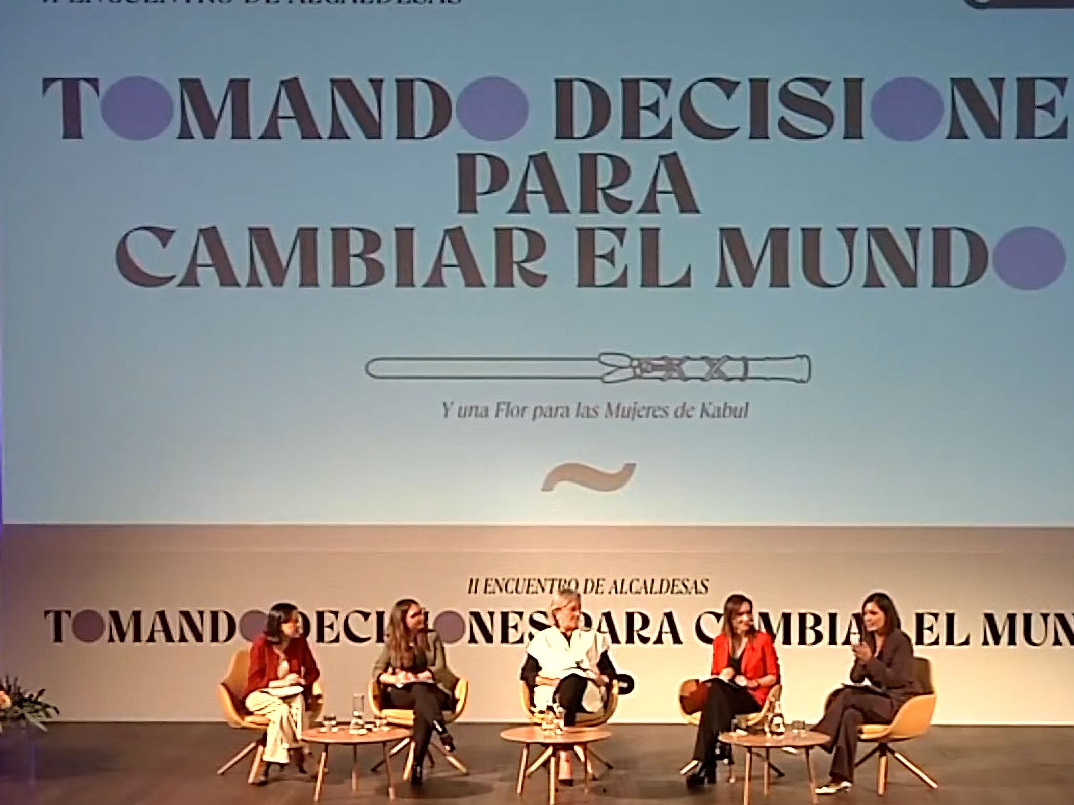 Uno de los debates en el que participó la alcaldesa de San Fernando. 