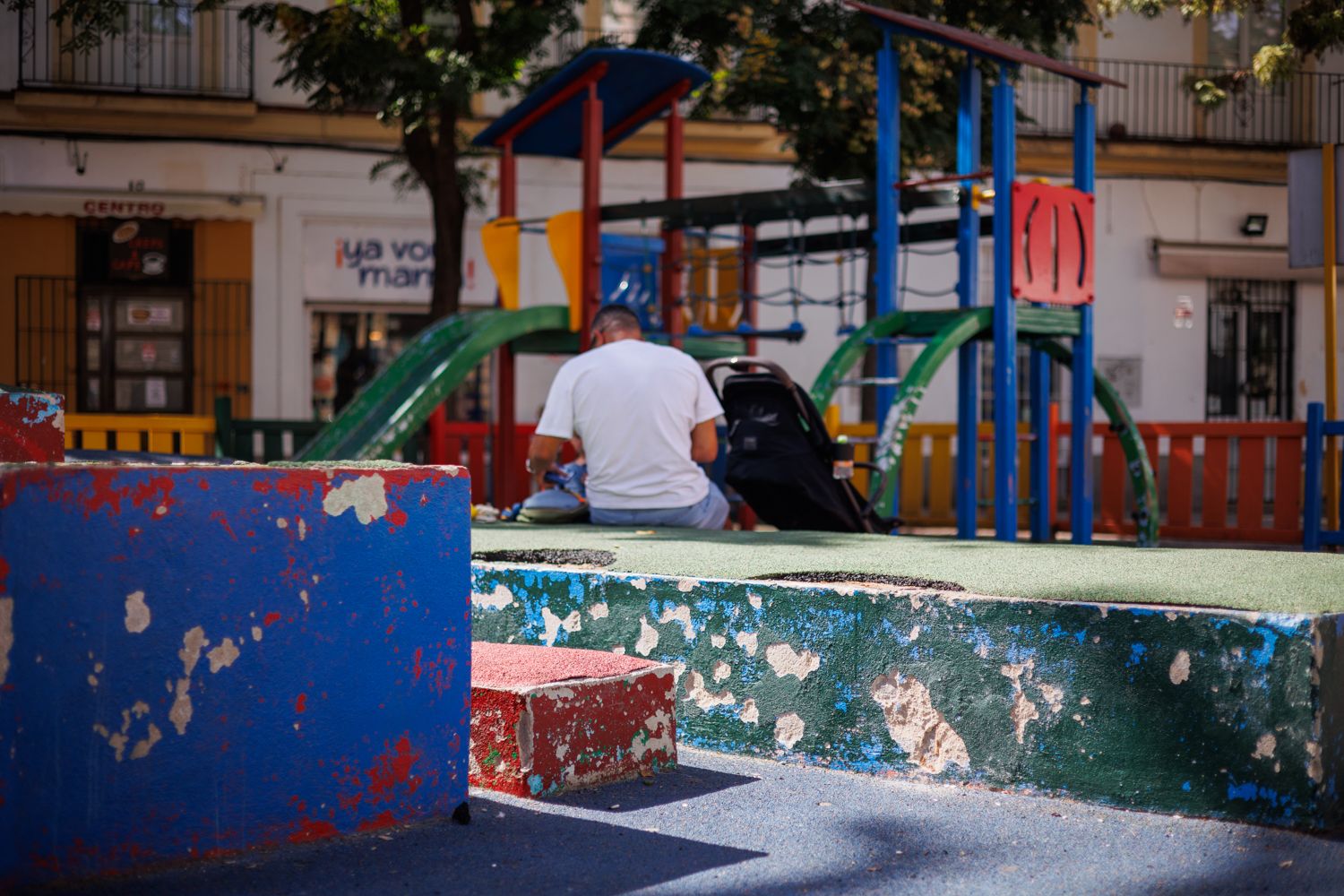 La plaza del Progreso, uno de los puntos de Jerez donde Endesa hará obras.