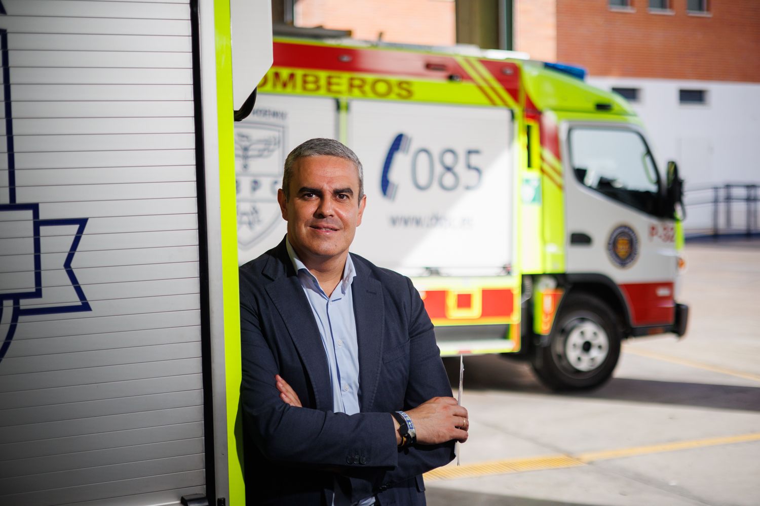 José Ortiz, presidente del Consorcio de bomberos de la provincia de Cádiz.