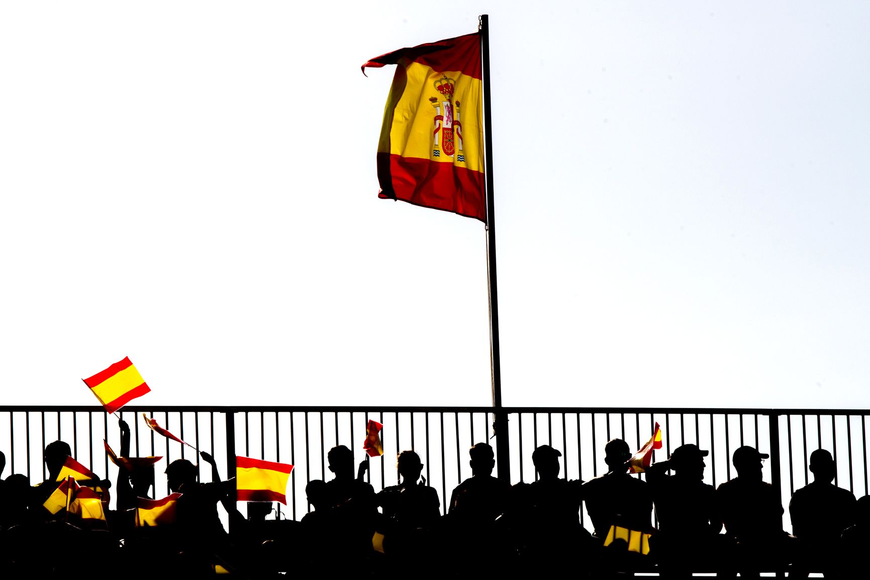 España e Inglaterra de fútbol playa, jugando en la Victoria de Cádiz