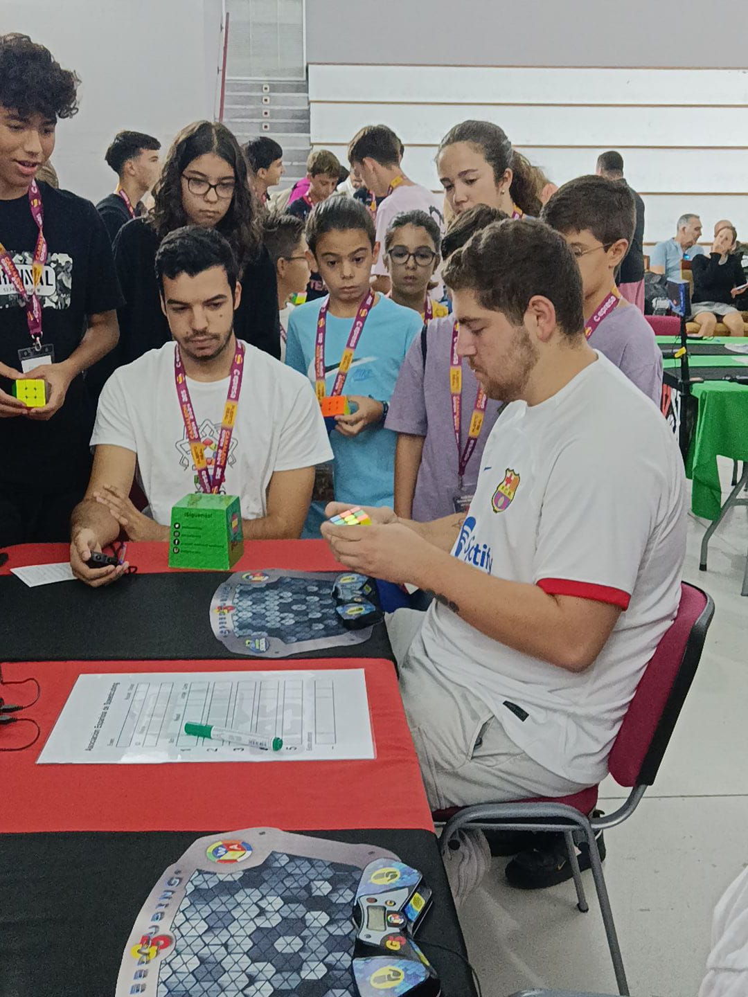 Un concursante en el certamen 'Camaleón Open'.