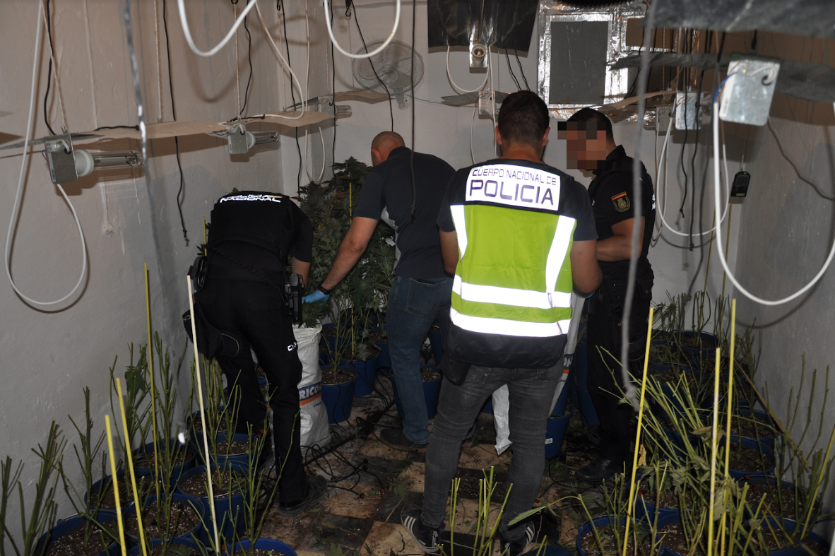 La Policía Nacional desarticula a un grupo criminal dedicado al tráfico de drogas en la localidad sevillana de Écija.