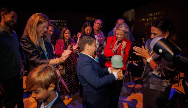 Manuel Monje, el premiado más joven de los Premios Ciudad de Jerez 2024.