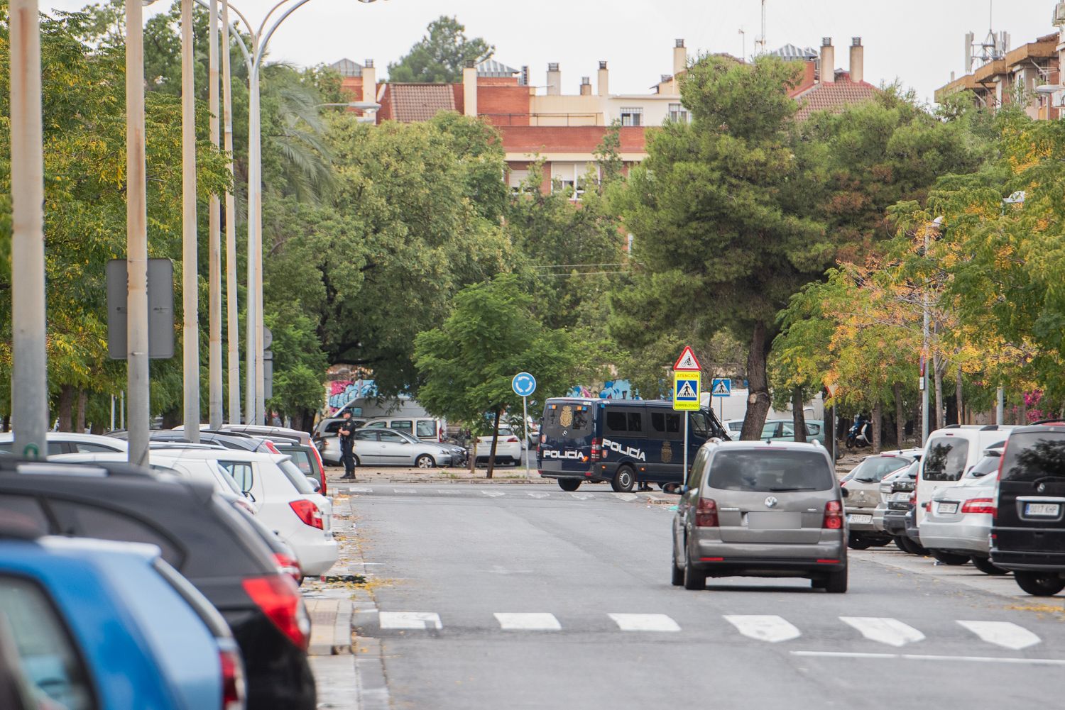 El operativo policial en el Polígono Sur de Sevilla, en imágenes.
