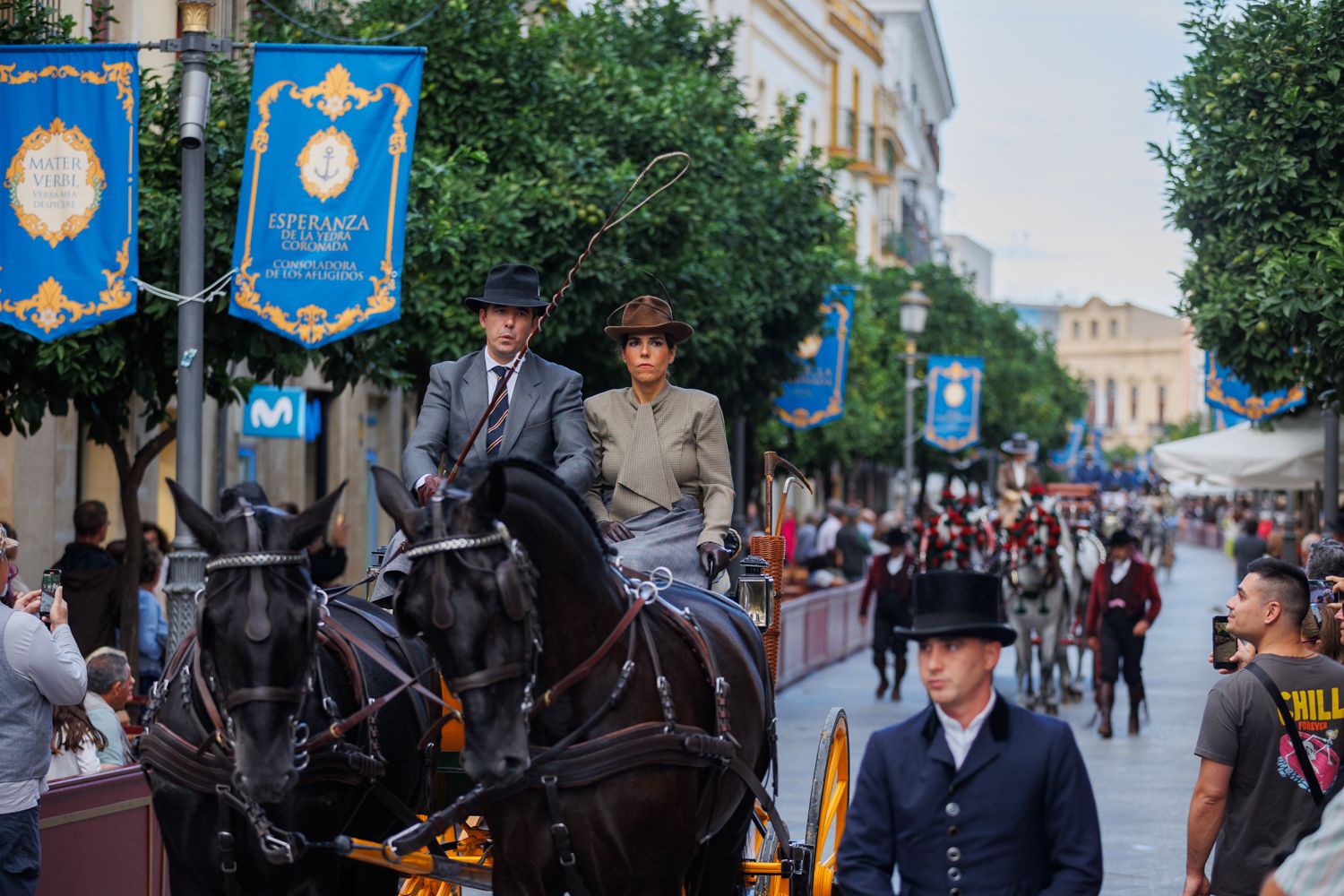 Así ha sido el desfile ecuestre por el centro de Jerez