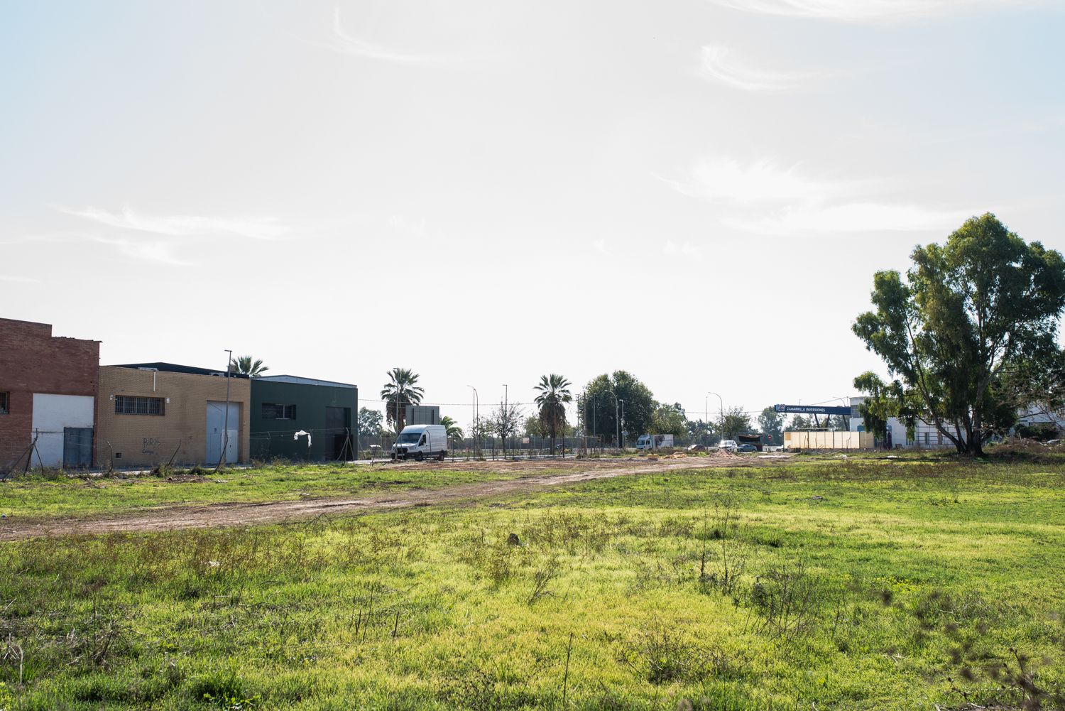 Barriada Guadalquivir, zona contaminada de Coria. Barriada Guadalquivir, zona contaminada de Coria.