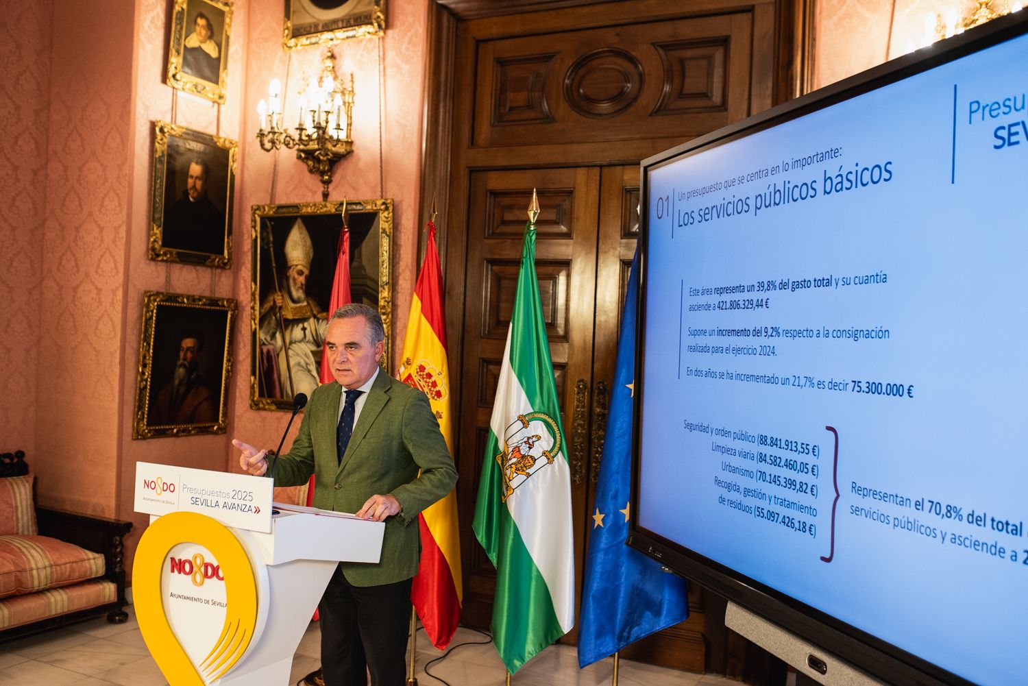 Juan Bueno, delegado de Hacienda del Ayuntamiento de Sevilla.