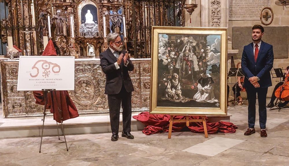 Presentación del cartel conmemorativo de los 500 años de fundación del Rosario el pasado julio. Presentación del cartel conmemorativo de los 500 años de fundación del Rosario el pasado julio.