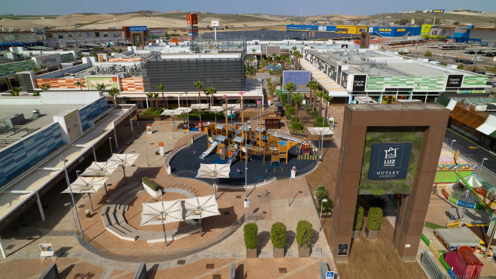 El centro comercial Luz Shopping, en Jerez, que quedaría fuera de la futura ZGAT.