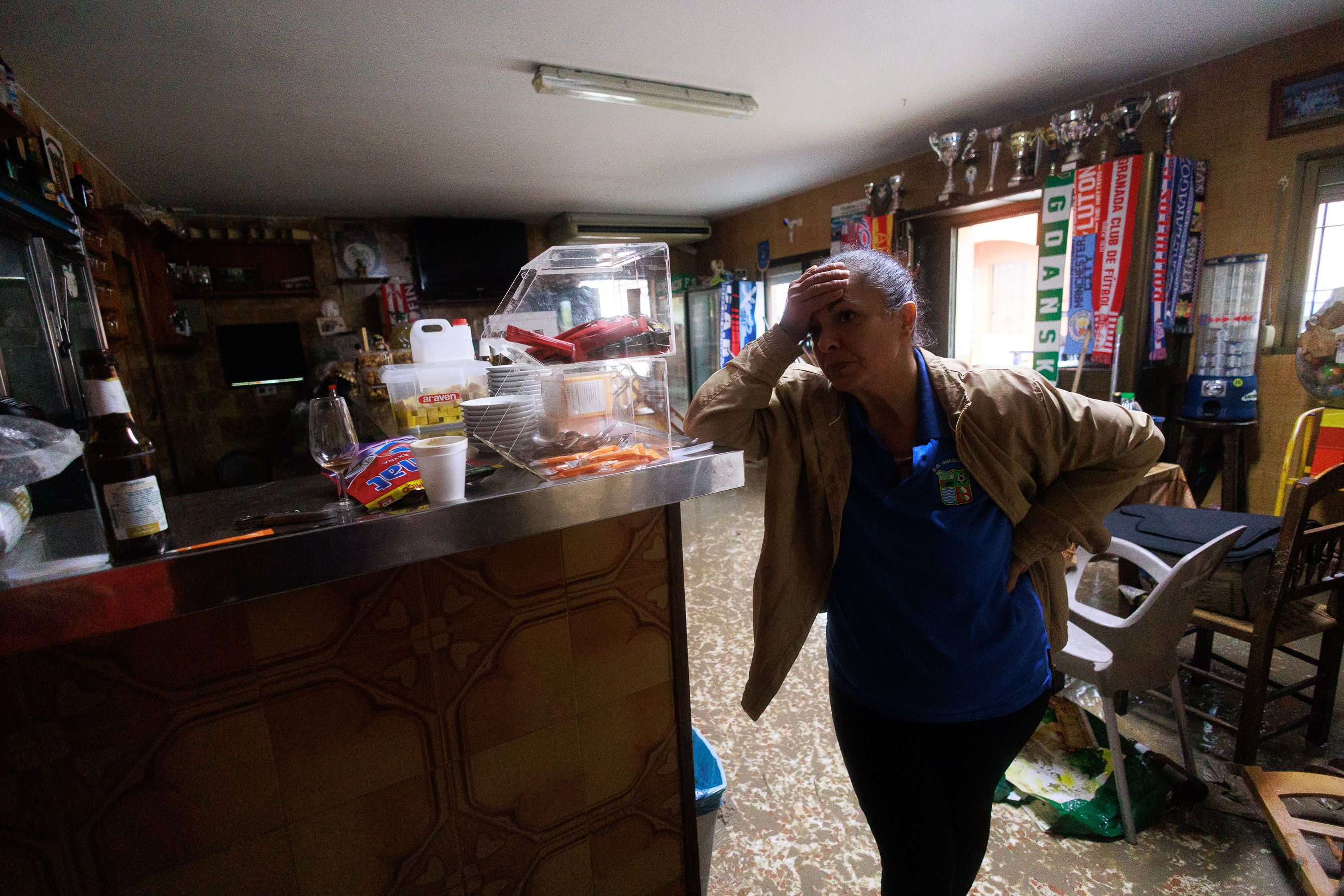 La DANA causa destrozos en Guadalcacín.