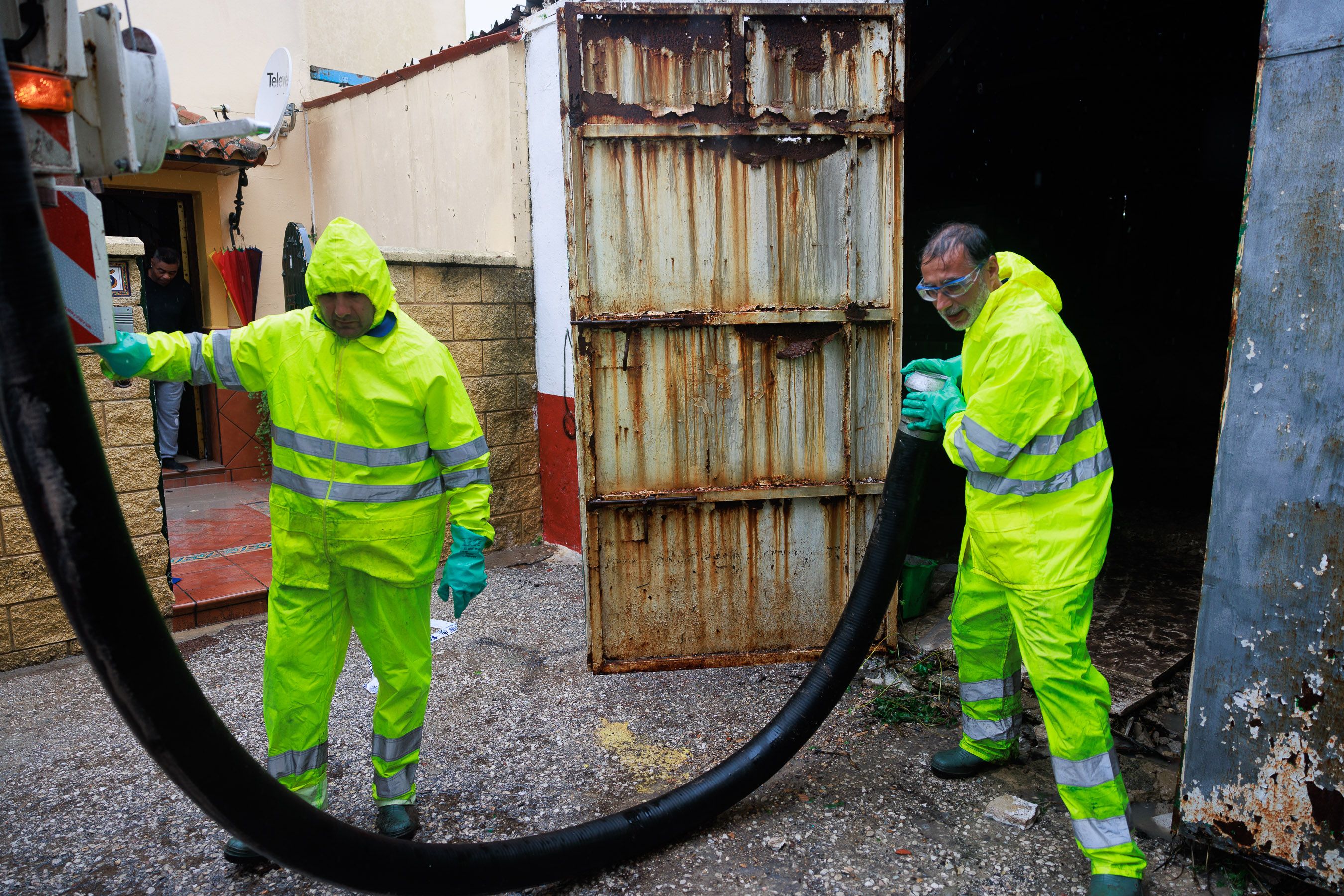 La DANA causa destrozos en Guadalcacín.