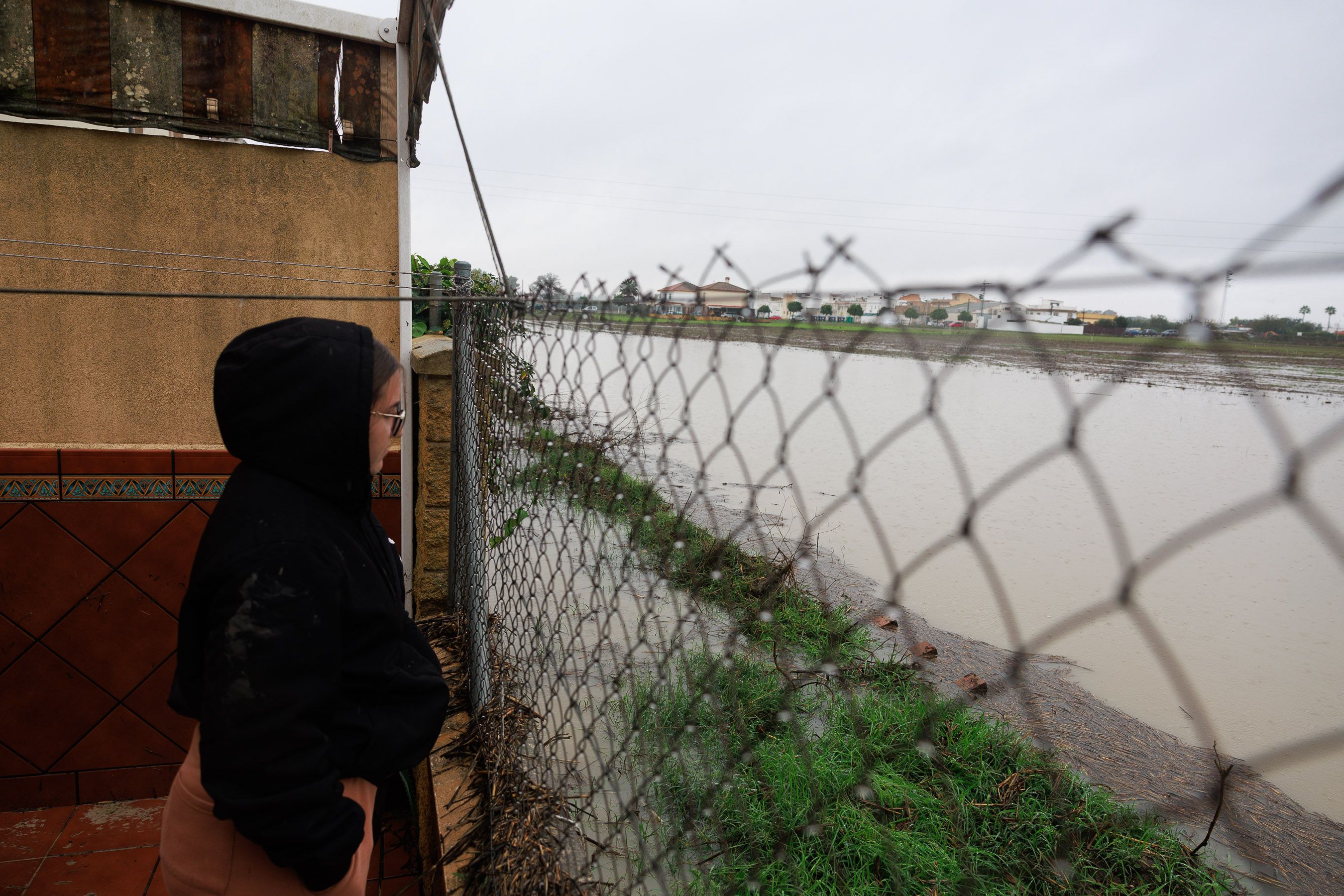 La DANA causa destrozos en Guadalcacín.