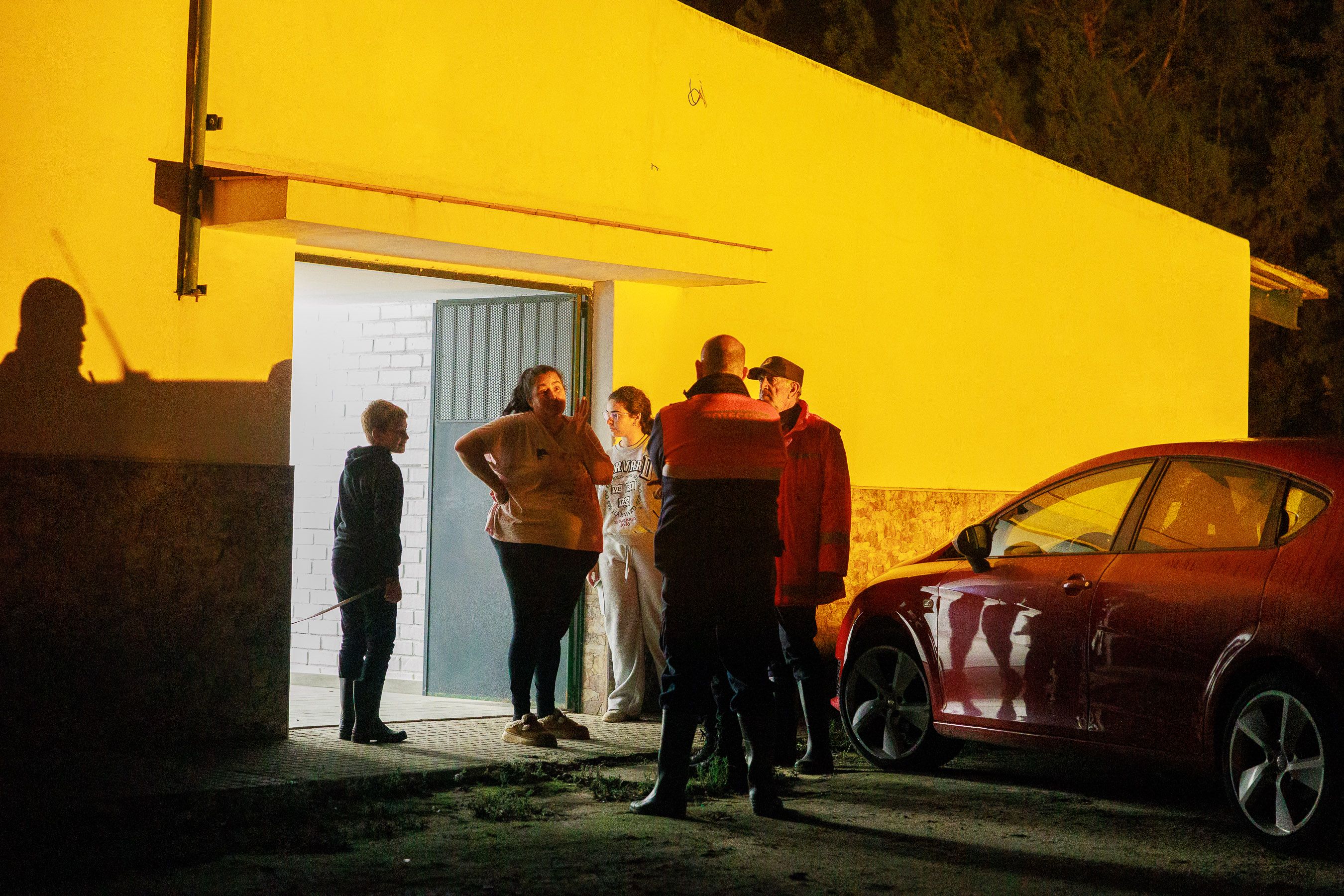 Desalojo por la posibilidad de la crecida del Guadalete.