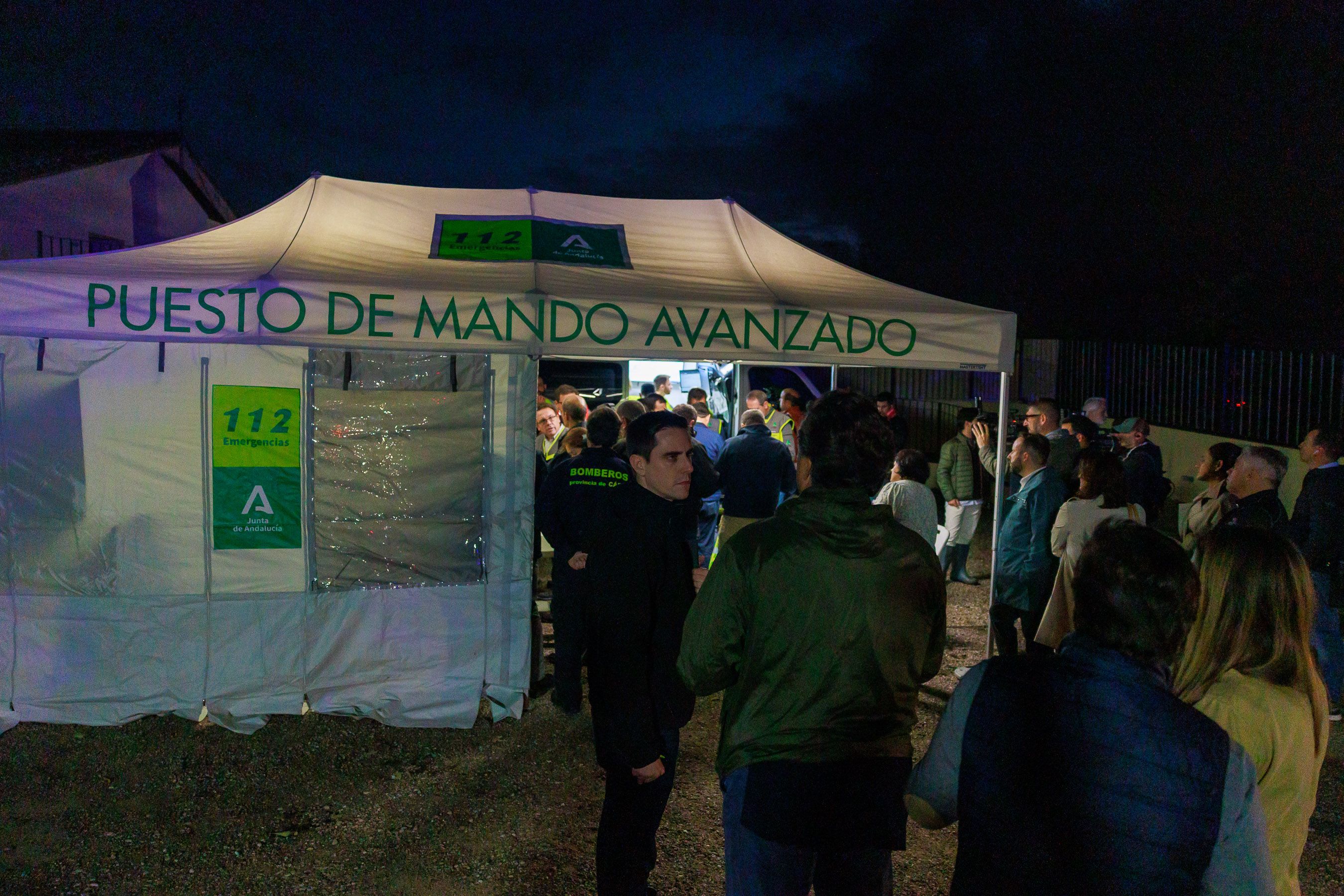 Desalojo por la posibilidad de la crecida del Guadalete.