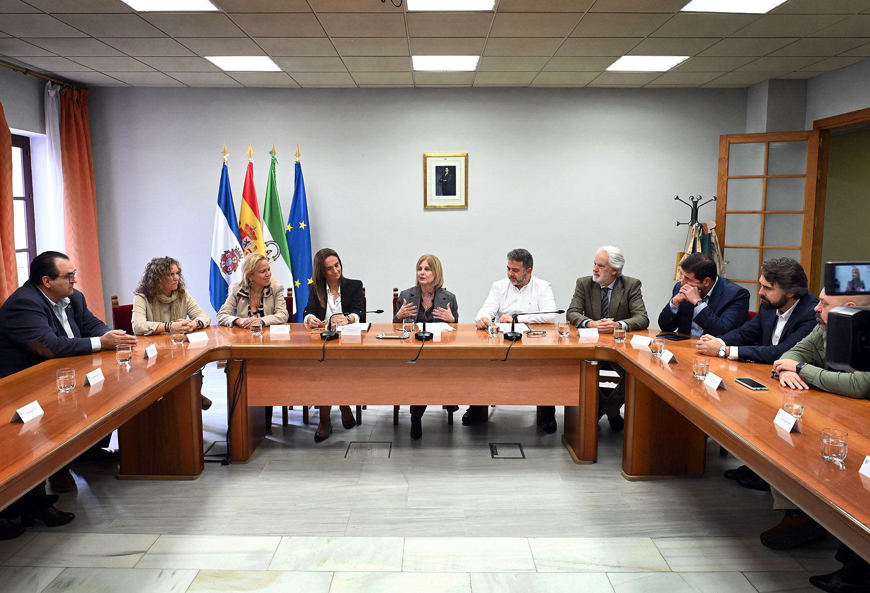 Reunión del Centro de Acogida San José en la que se ha firmado el nuevo convenio.