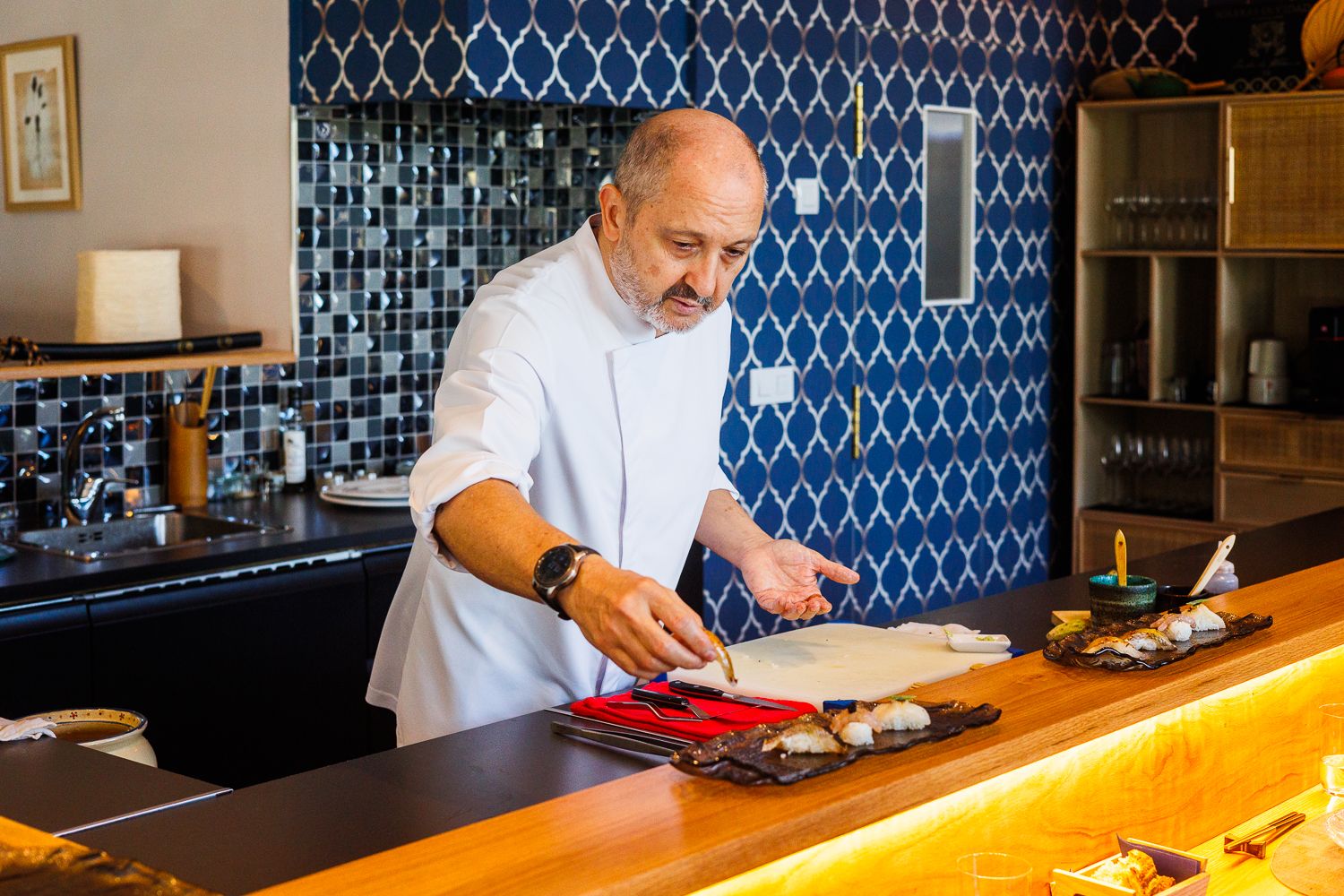 Los secretos de la barra omakase Daiba.