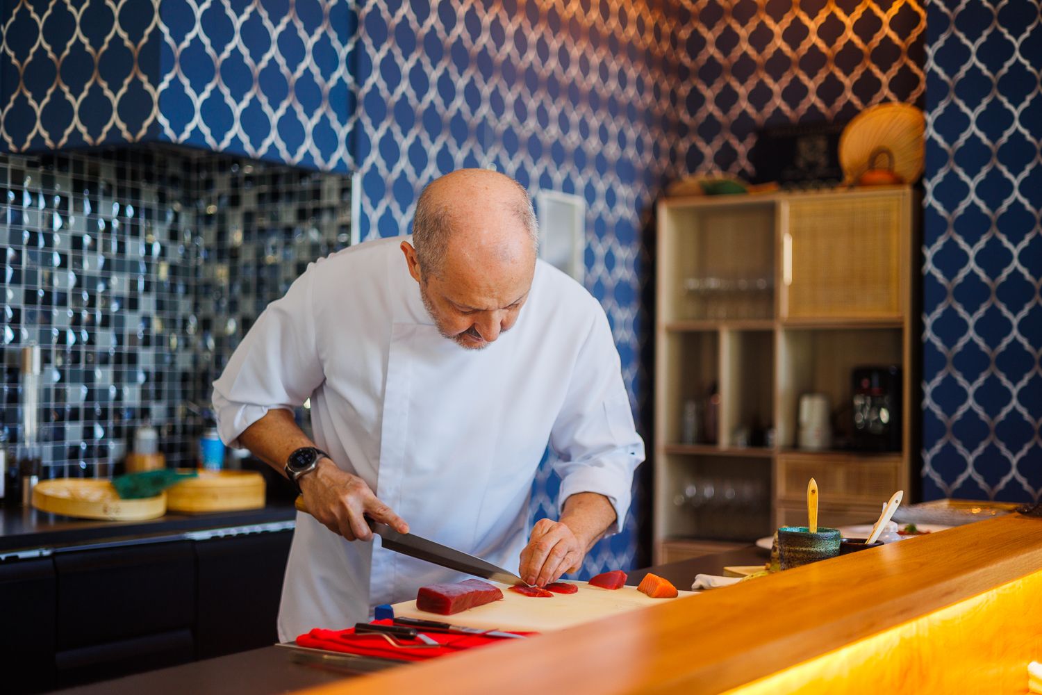 Los secretos de la barra omakase Daiba.