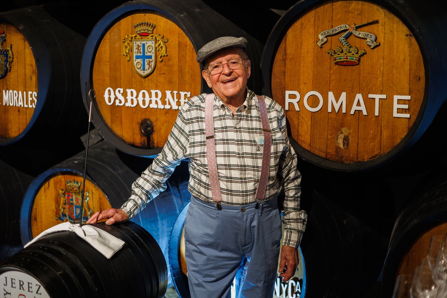 Manuel Rubiales Perdigones, sonriente durante el homenaje que recibió a finales de 2024 en el Consejo Regulador.