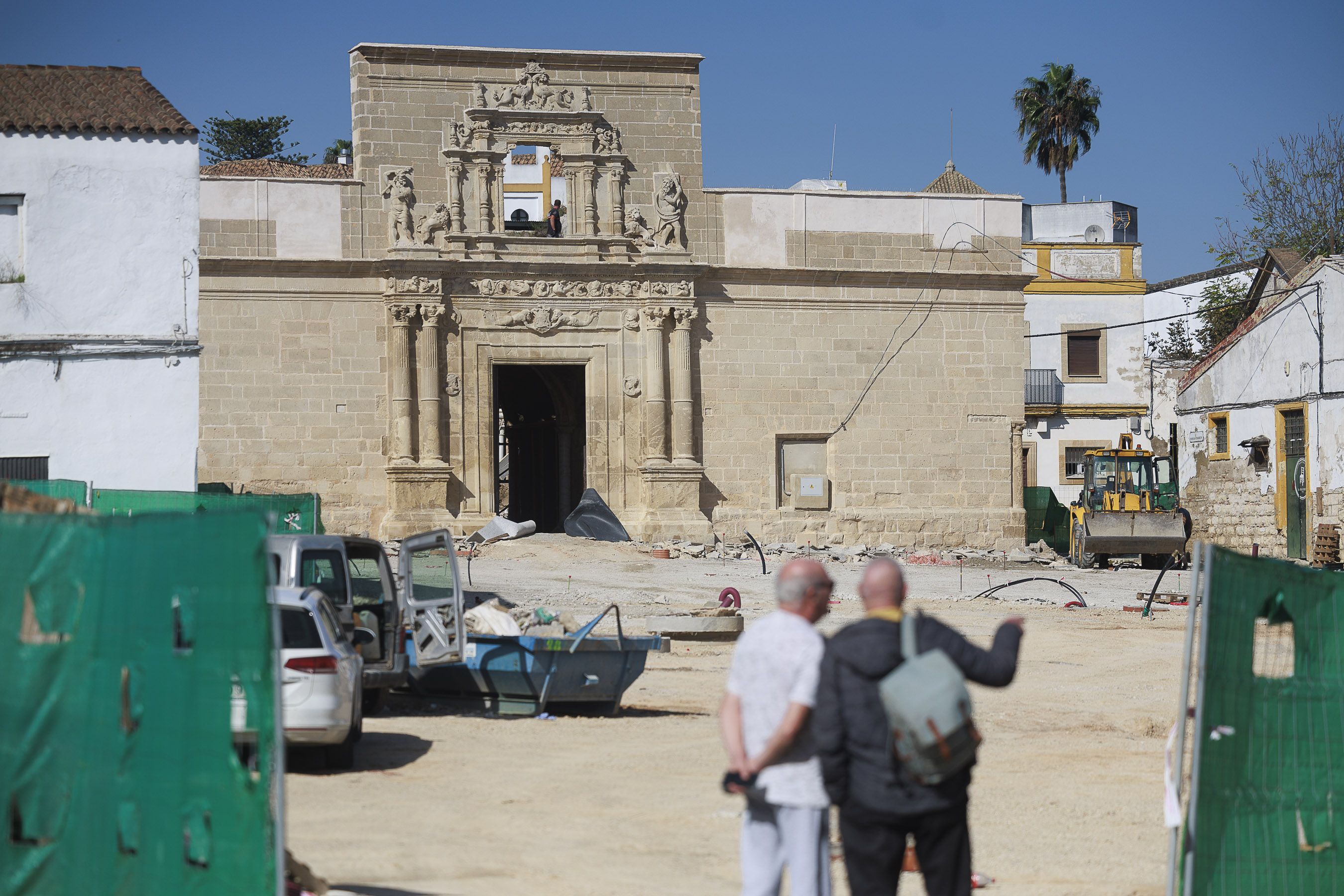 Fachada del Palacio Riquelme en Jerez, en una imagen reciente.