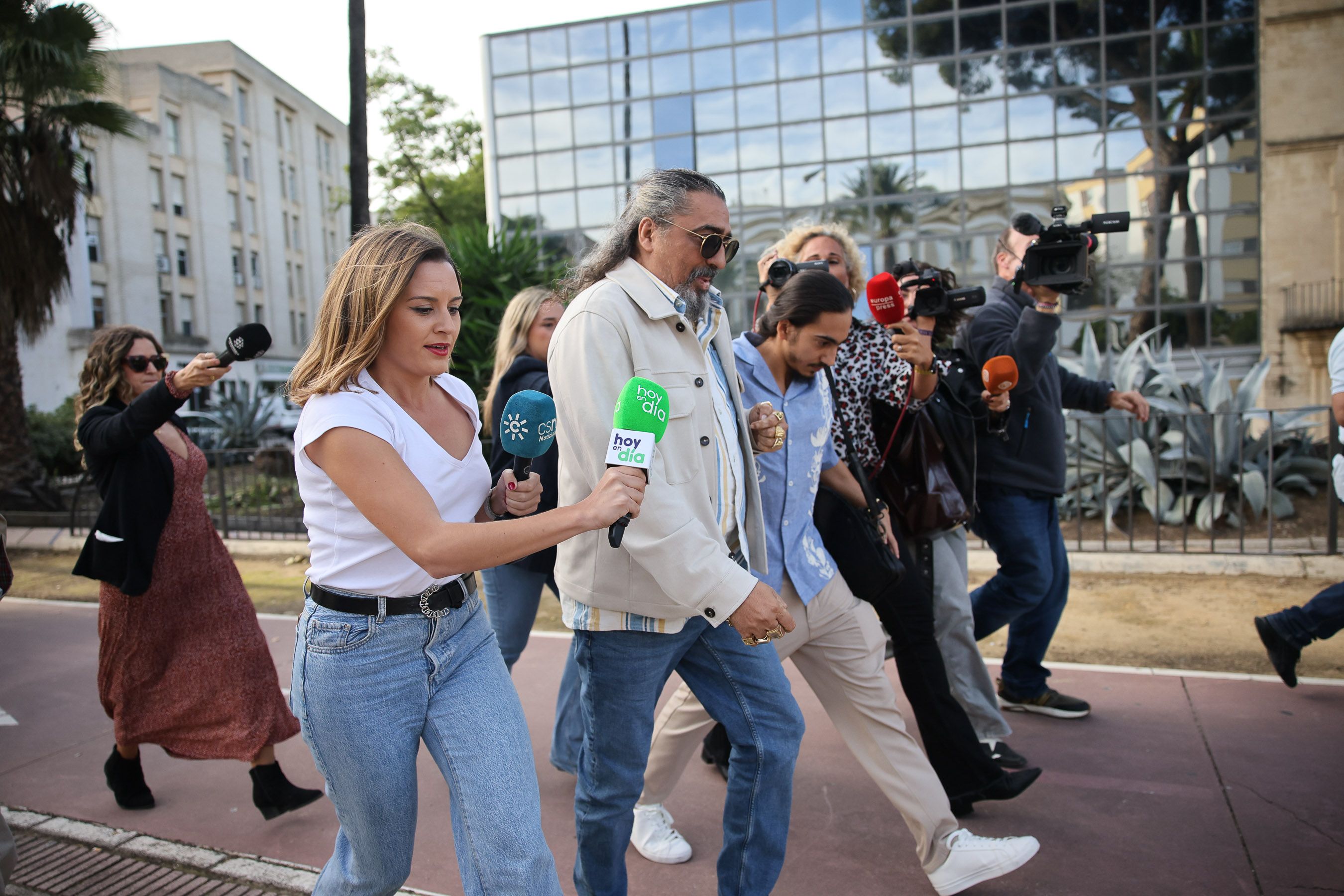 Diego El Cigala, cuando acudió al juicio en Jerez.