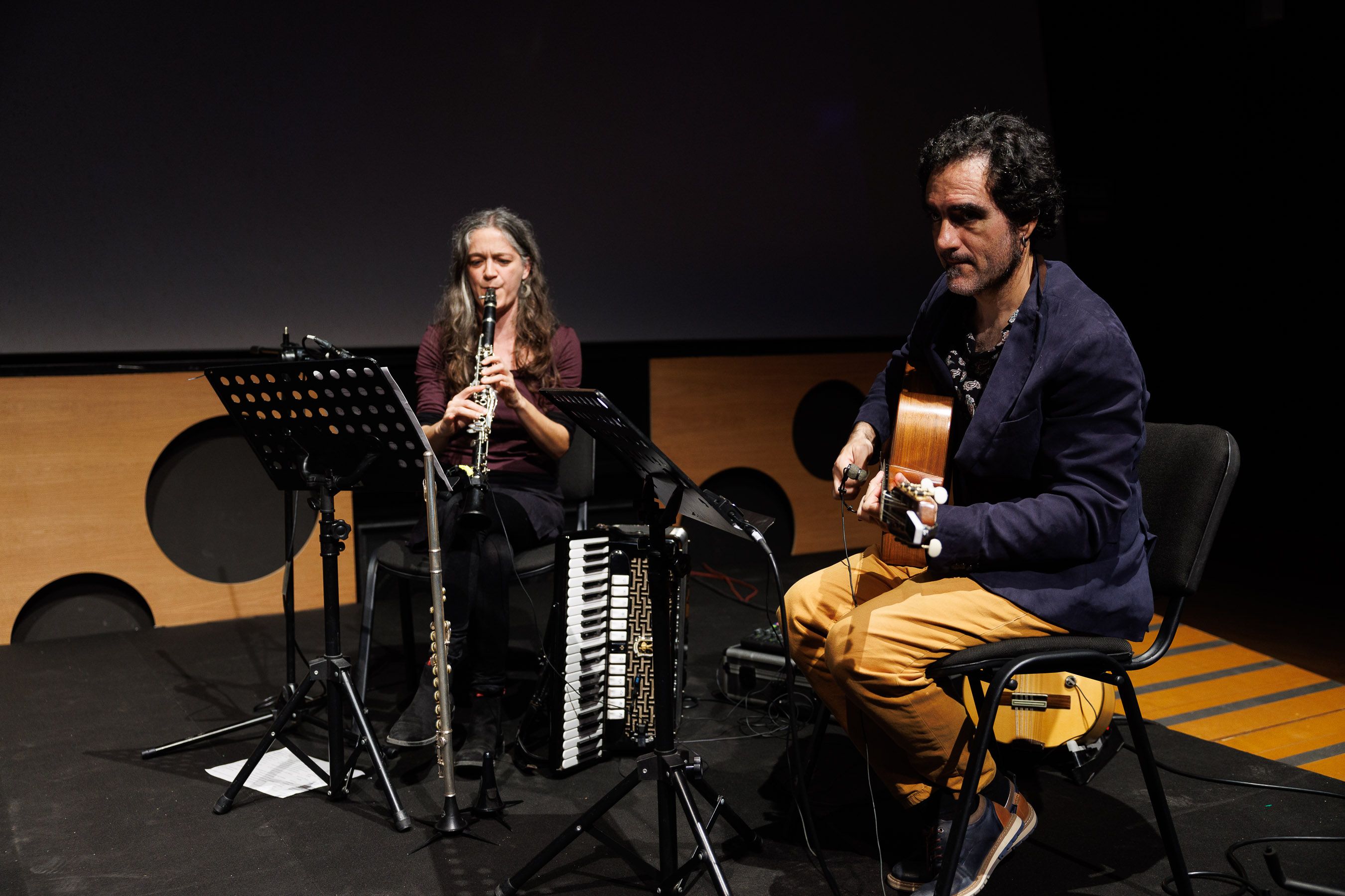 Elena Jiménez y Manuel Méijome, integrantes de El Domador de Medusas.