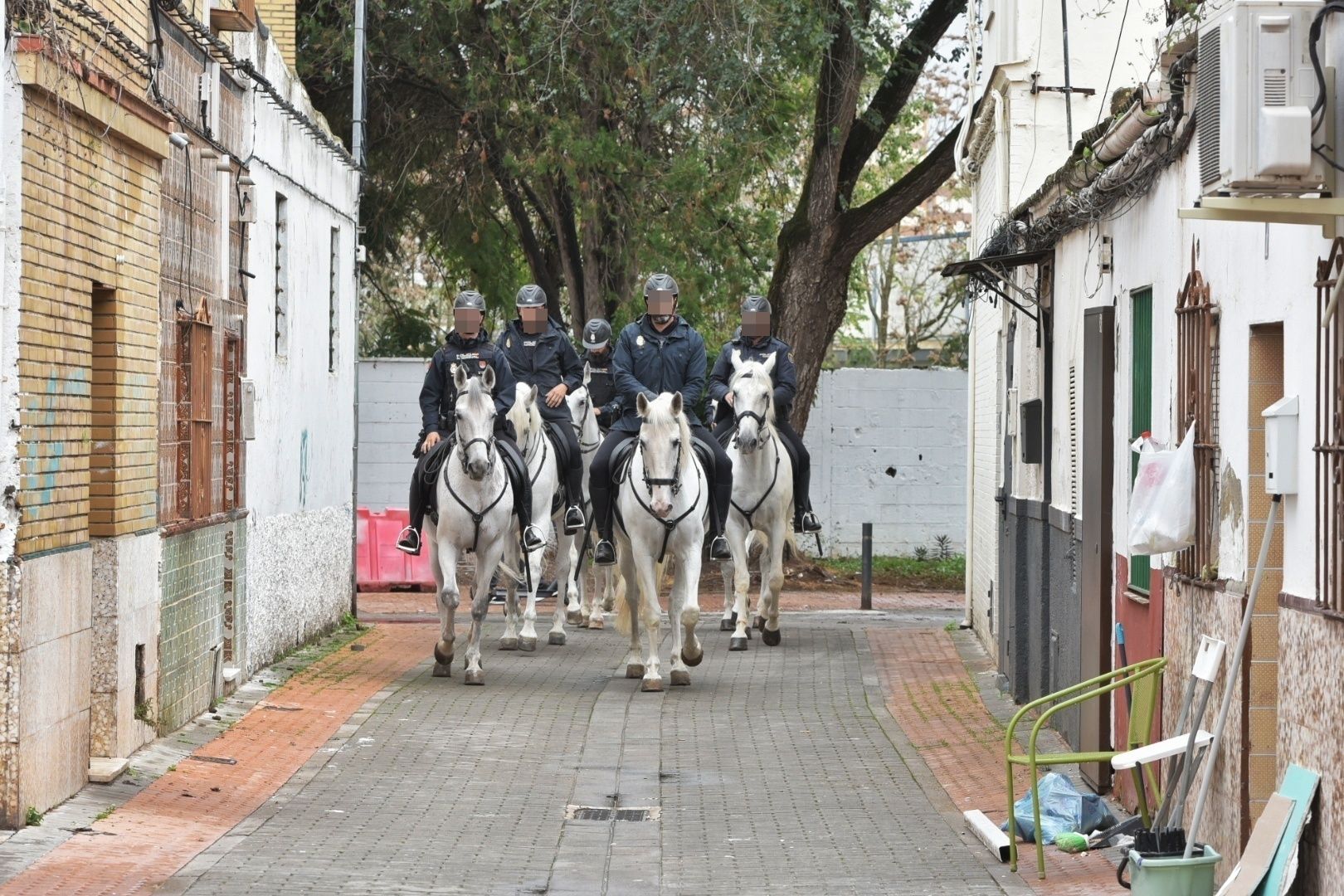 La operación contra la droga en La Bachillera, en la zona Norte de Sevilla.