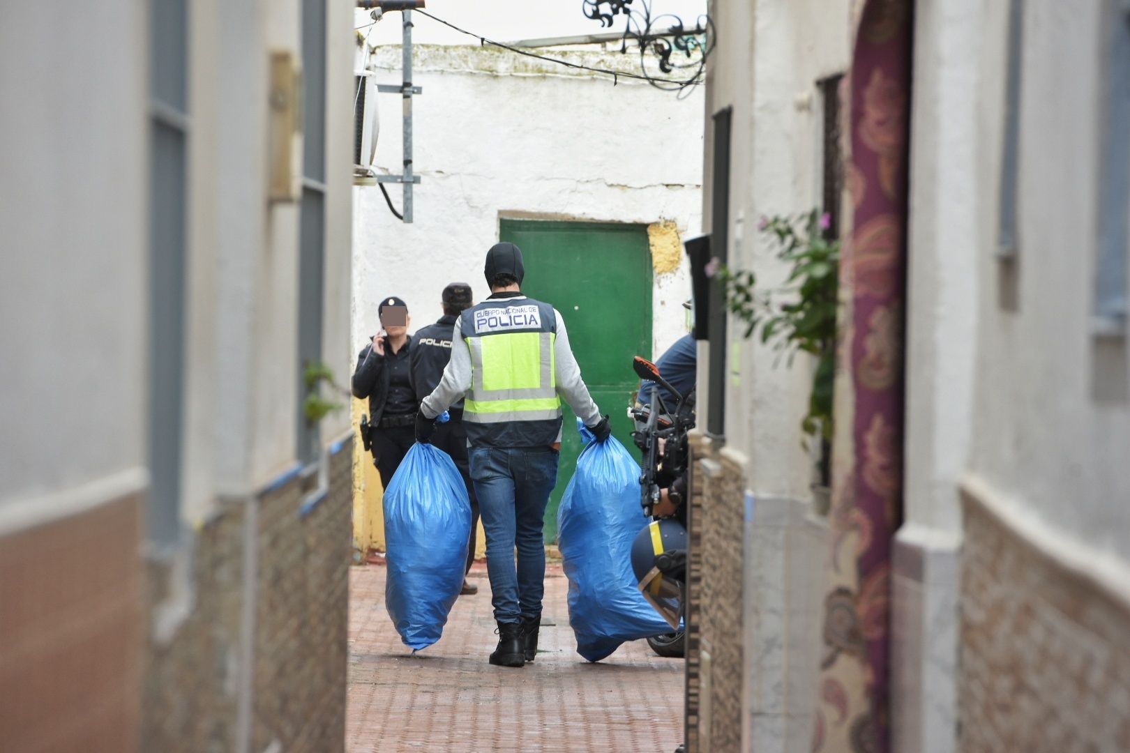 La operación contra la droga en La Bachillera, en la zona Norte de Sevilla.