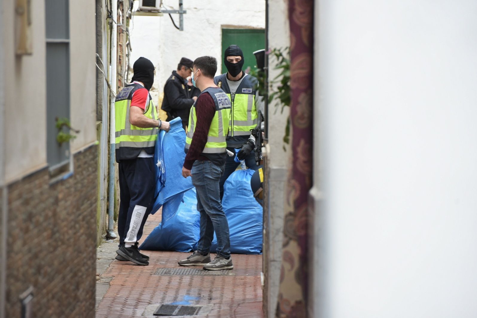 La operación contra la droga en La Bachillera, en la zona Norte de Sevilla.