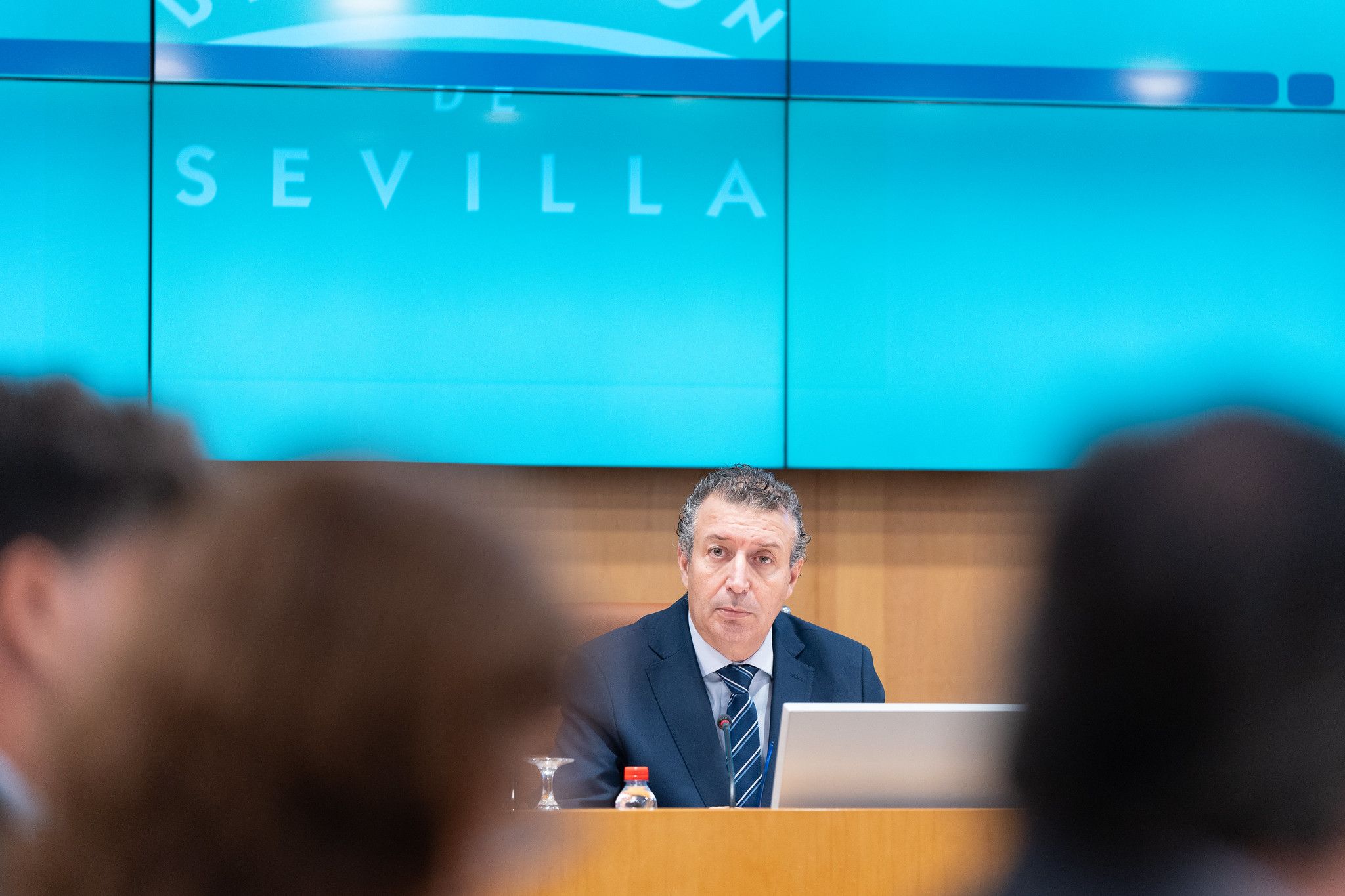 Javier Fernández, presidente de la Diputación de Sevilla. Javier Fernández, presidente de la Diputación de Sevilla.