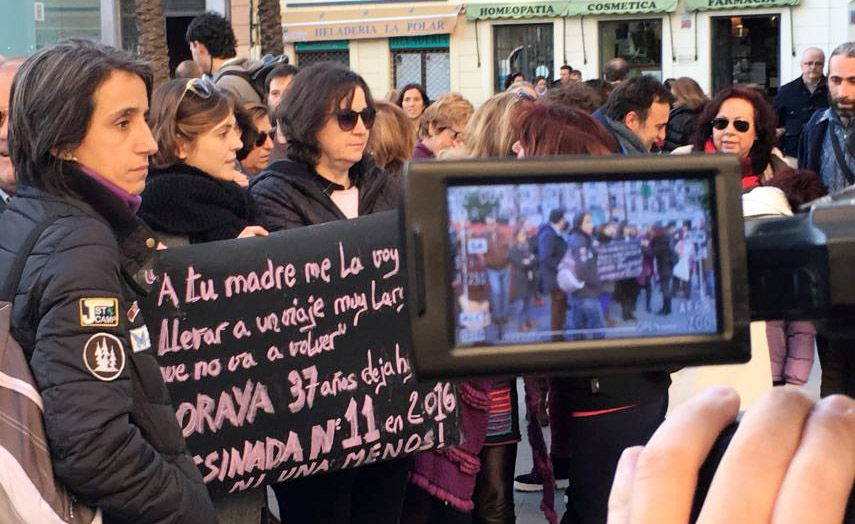 Manifestación en Jerez contra la violencia de género