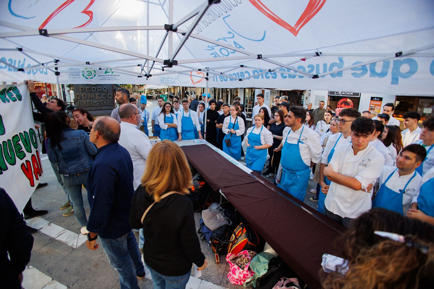 Una protesta dulce del IES Lola Flores