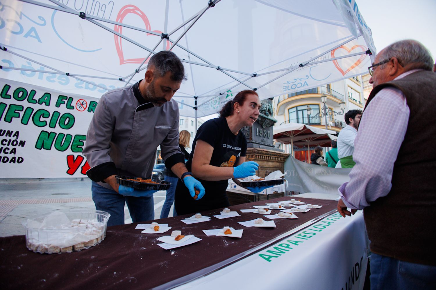 Una protesta dulce del IES Lola Flores
