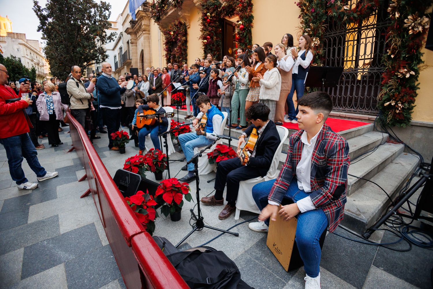 Inauguración del Belén Municipal en el Ayuntamiento de Jerez