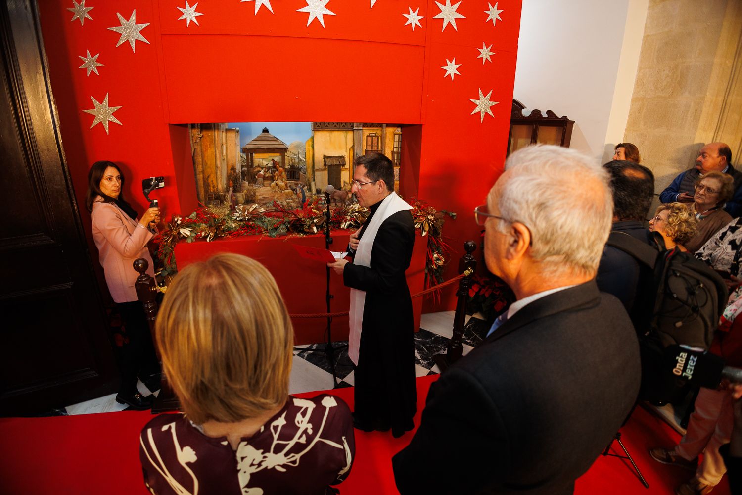 Inauguración del Belén Municipal en el Ayuntamiento de Jerez