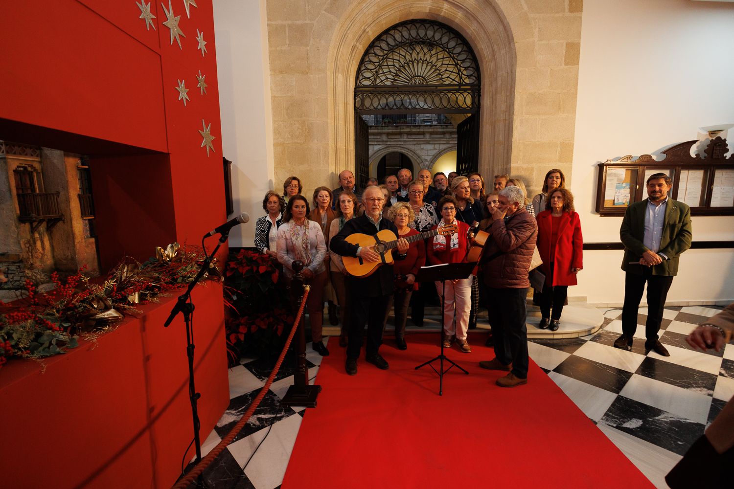 Inauguración del Belén Municipal en el Ayuntamiento de Jerez