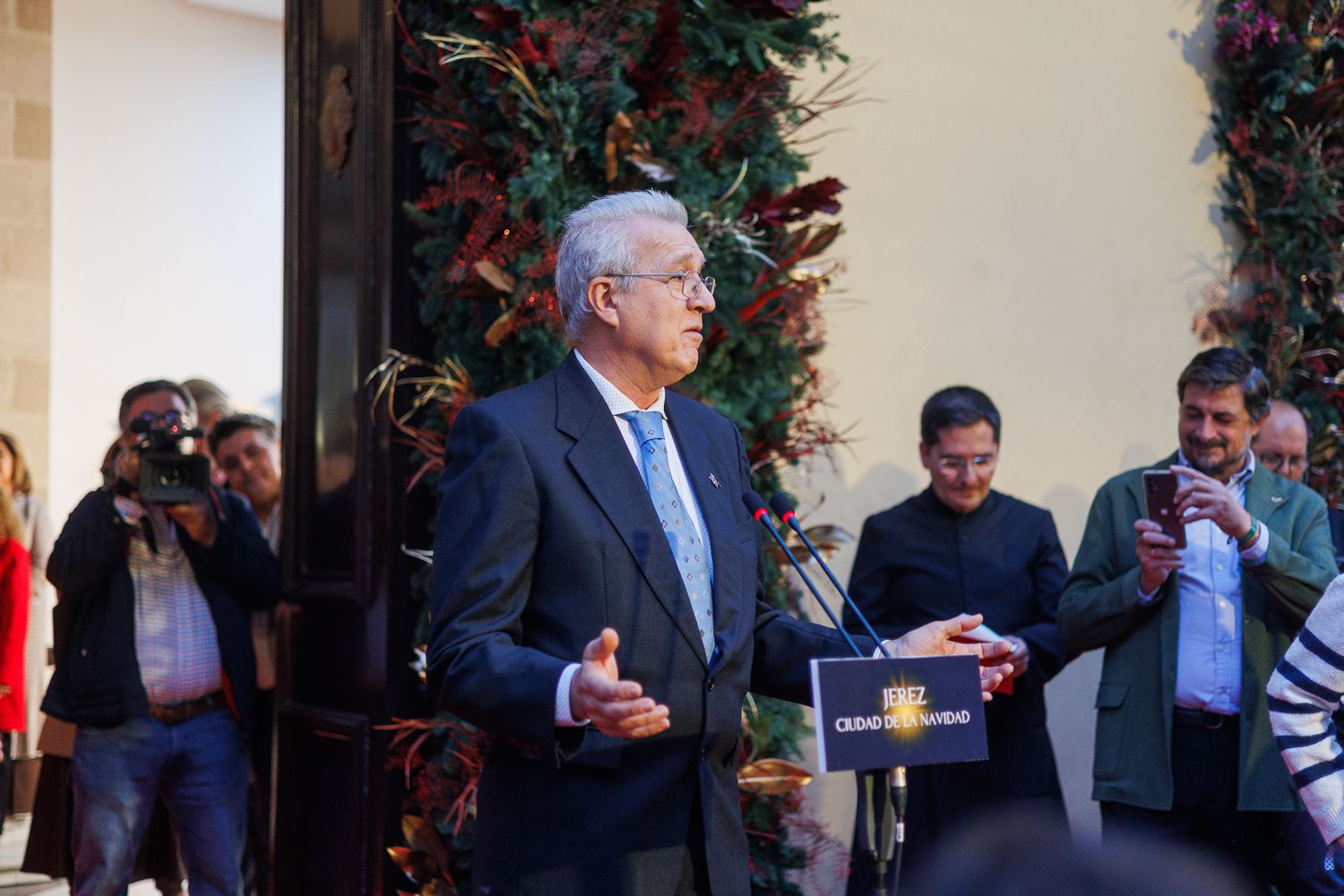 Inauguración del Belén Municipal en el Ayuntamiento de Jerez