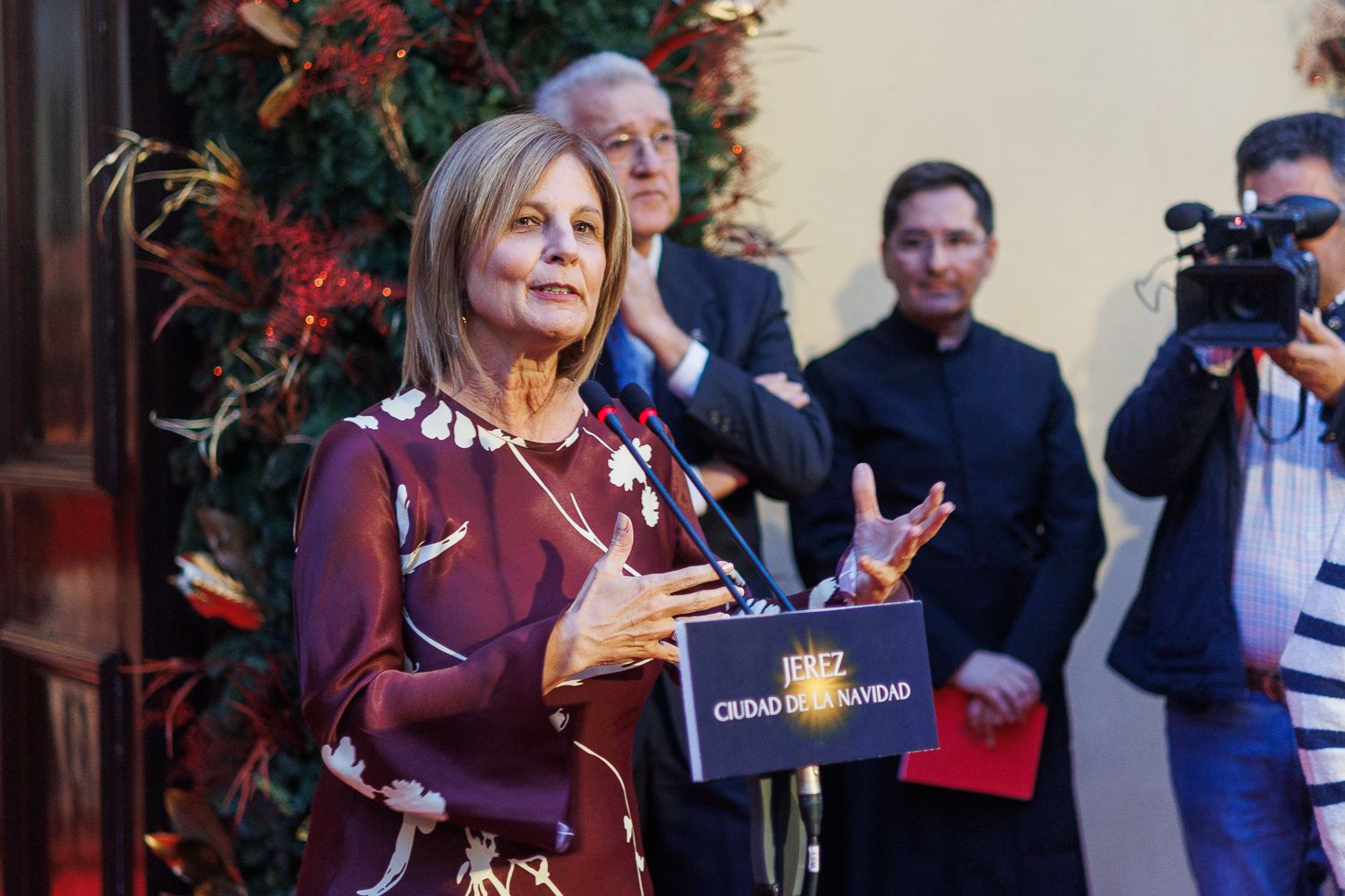 Inauguración del Belén Municipal en el Ayuntamiento de Jerez