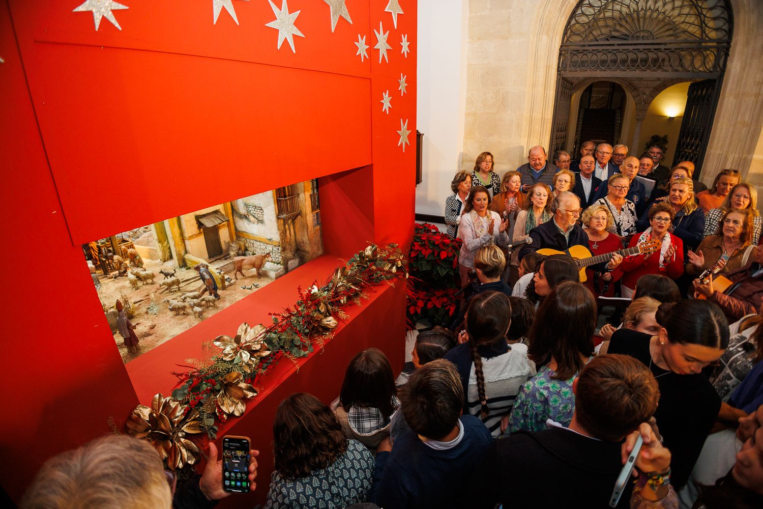 Inauguración del Belén Municipal en el Ayuntamiento de Jerez