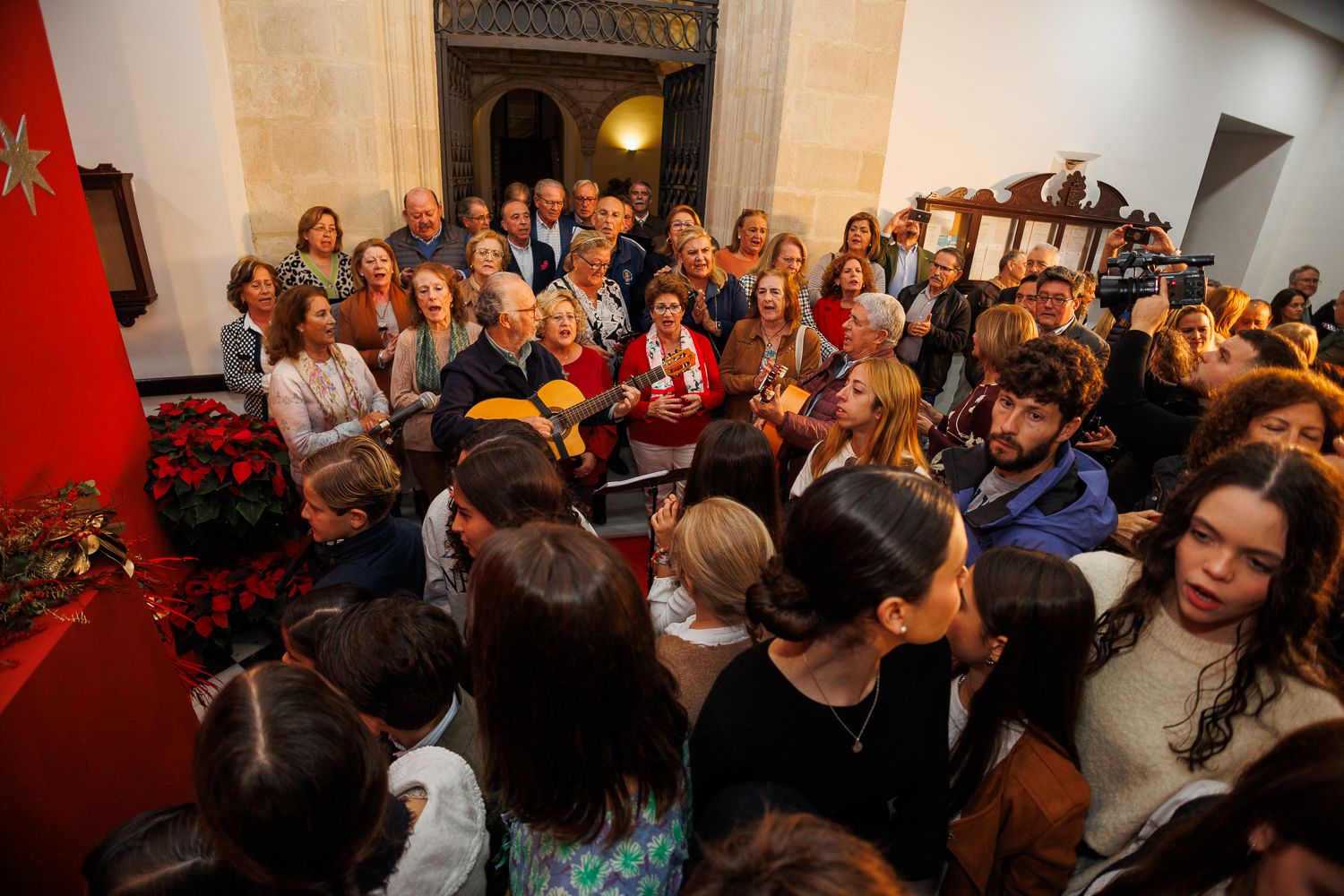 Inauguración del Belén Municipal en el Ayuntamiento de Jerez