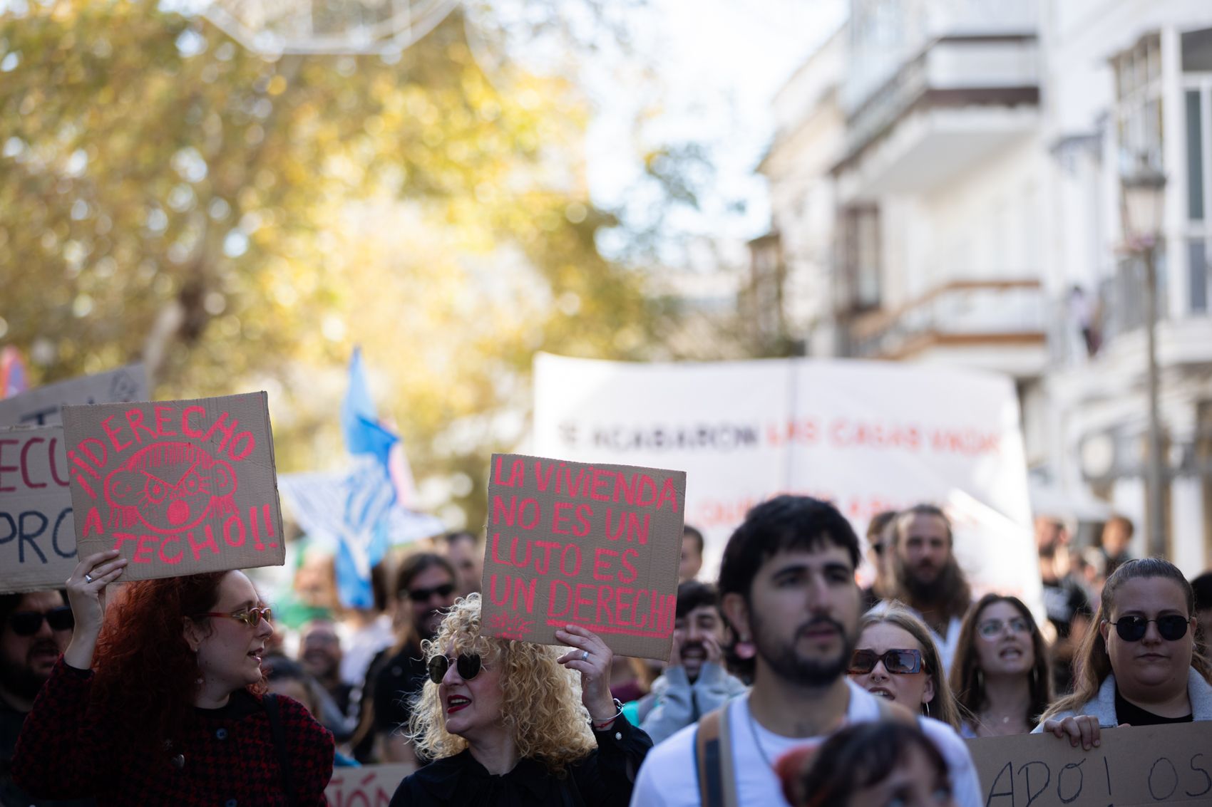  Multitudinaria manifestación por el derecho a una vivienda digna en Jerez