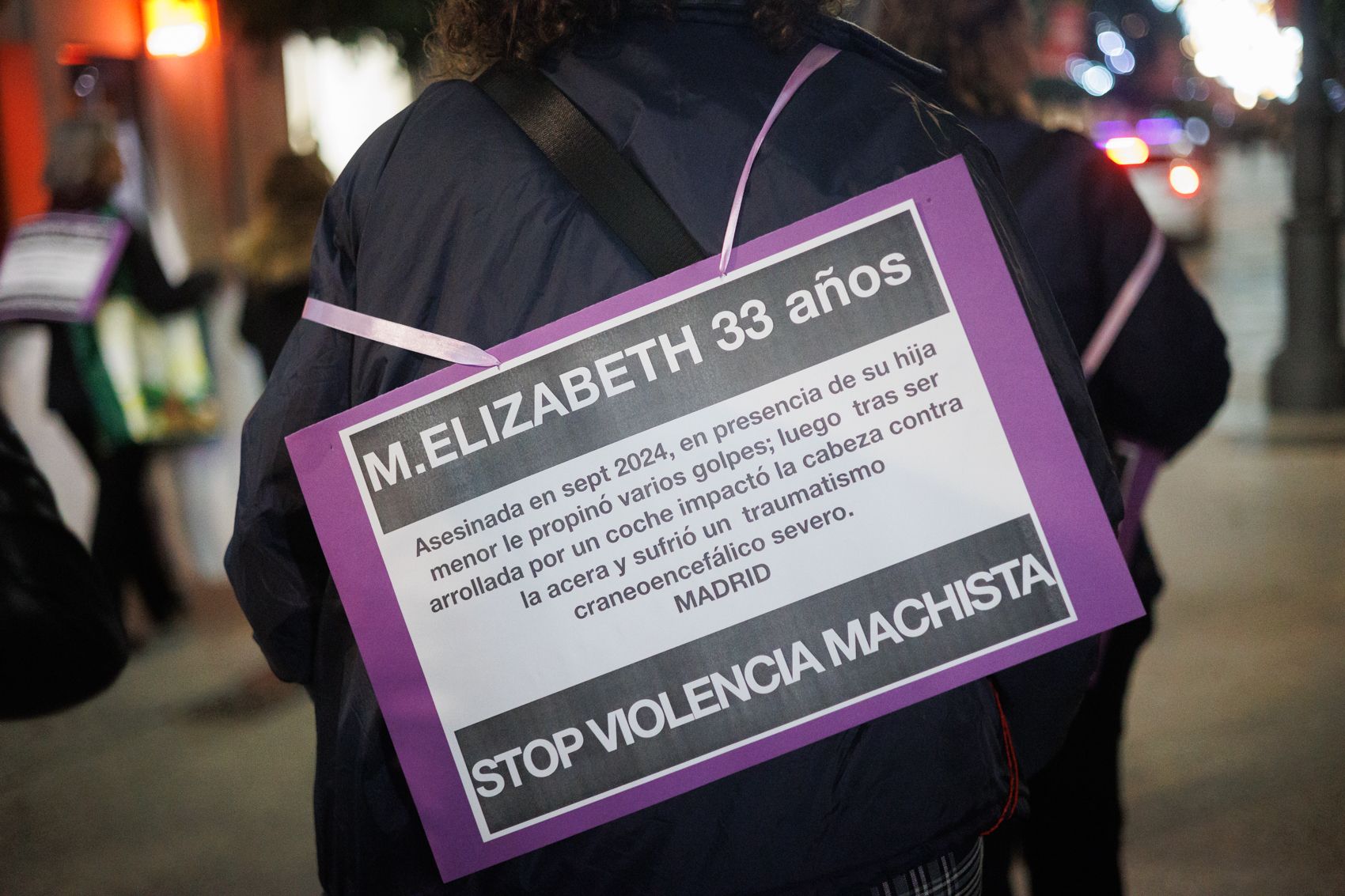 Vigilia por las mujeres asesinadas en 2024