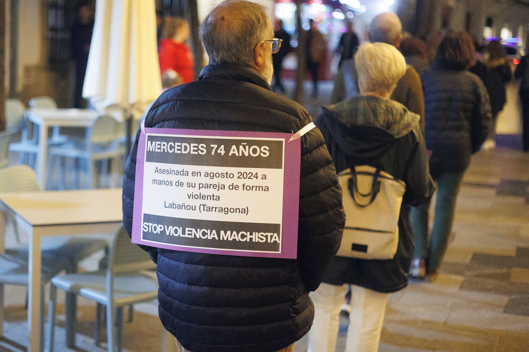 Vigilia por las mujeres asesinadas en 2024