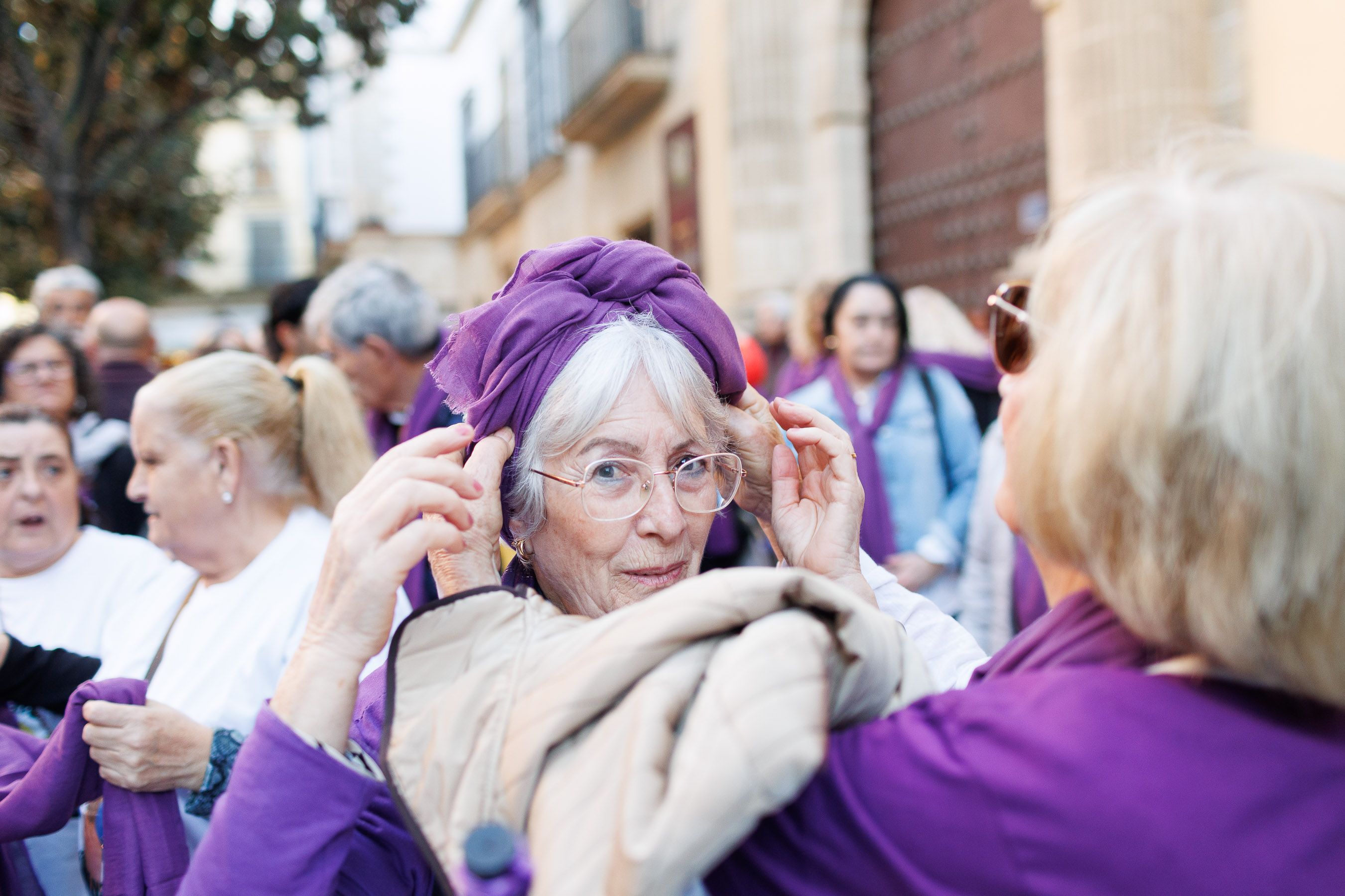 La manifestación por el 25N en Jerez