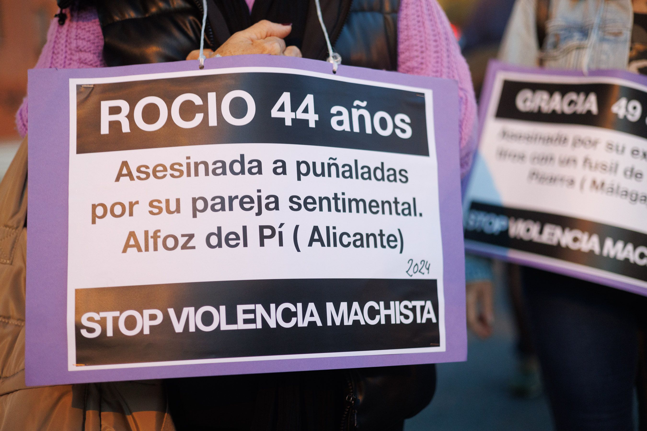 Una manifestación por el 25N, en una edición anterior.