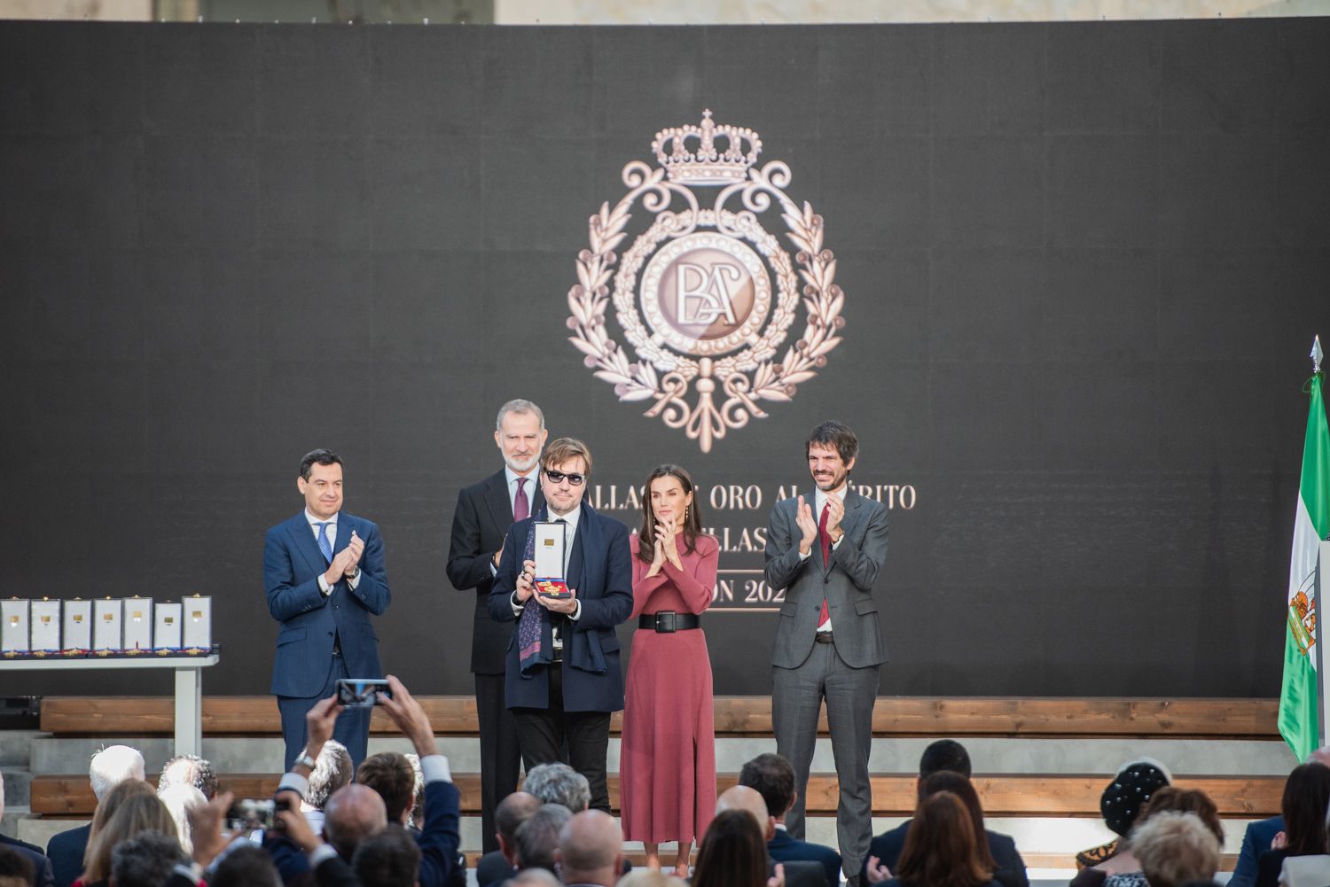Acto de entrega de las Medallas al Mérito en las Bellas Artes 2023, en la Antigua Fábrica de Artillería de Sevilla