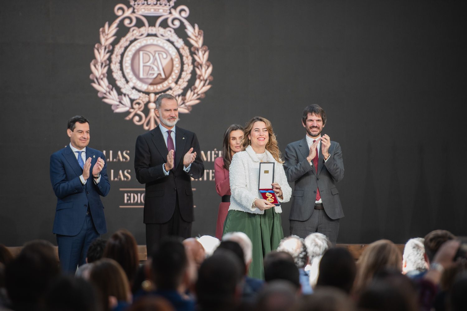 Acto de entrega de las Medallas al Mérito en las Bellas Artes 2023, en la Antigua Fábrica de Artillería de Sevilla