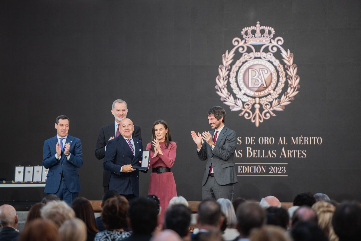 Acto de entrega de las Medallas al Mérito en las Bellas Artes 2023, en la Antigua Fábrica de Artillería de Sevilla