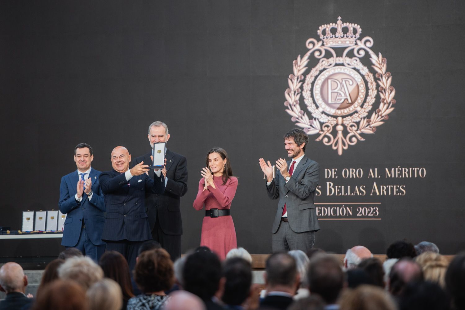 Acto de entrega de las Medallas al Mérito en las Bellas Artes 2023, en la Antigua Fábrica de Artillería de Sevilla